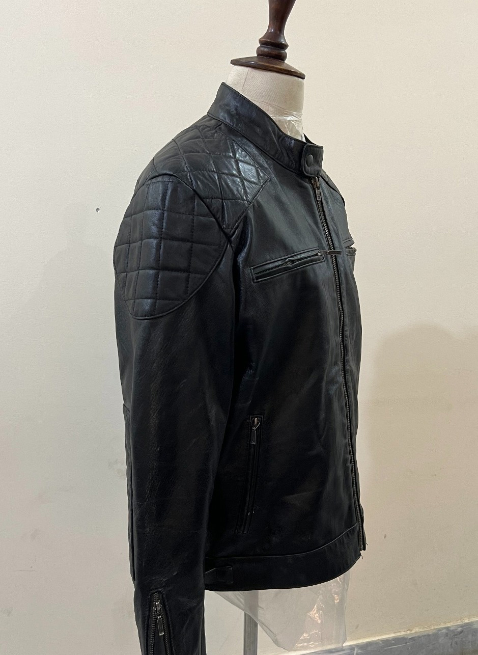 Stylish Black Quilted Leather Jacket – Effortless Elegance & Comfort - view 3