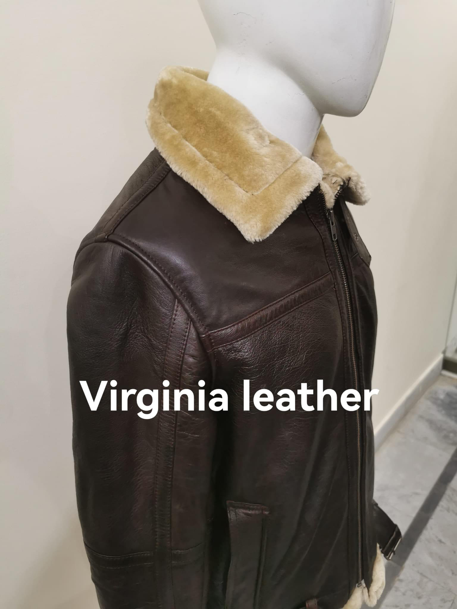 Classic Brown Shearling Leather Jacket – Warmth, Style, and Timeless Luxury