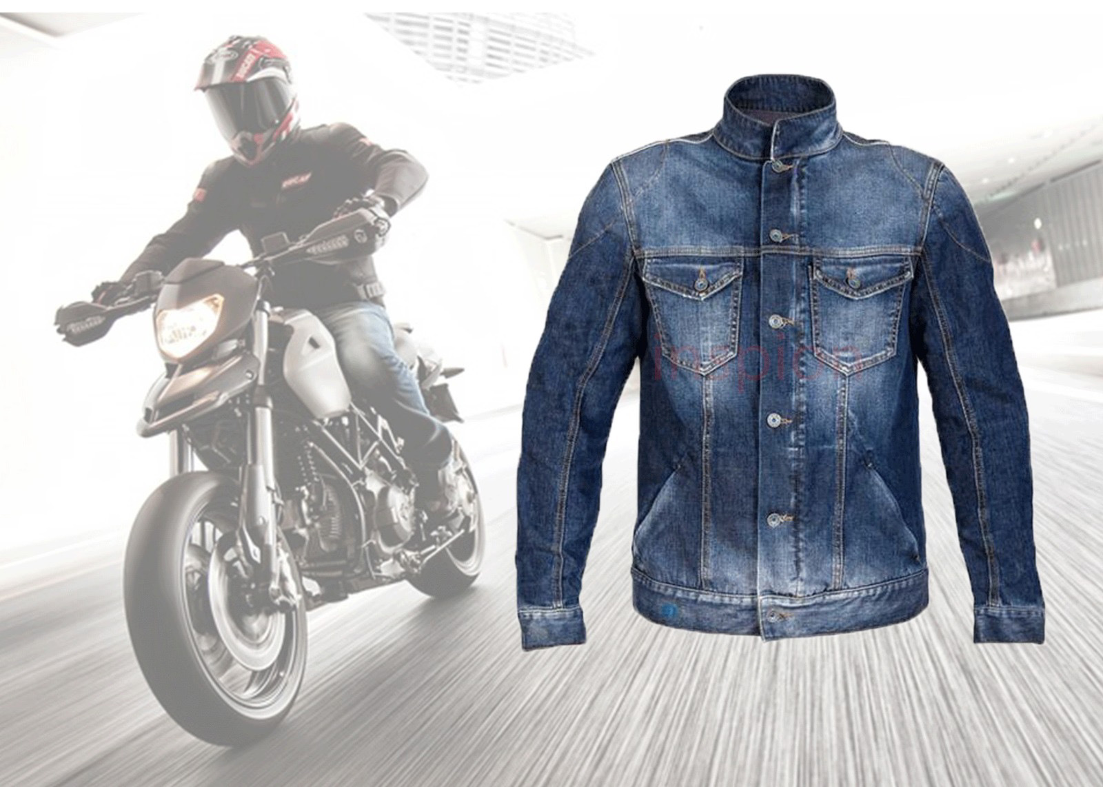 "Durable Kevlar Jeans Jacket – Ultimate Protection with Rugged Style