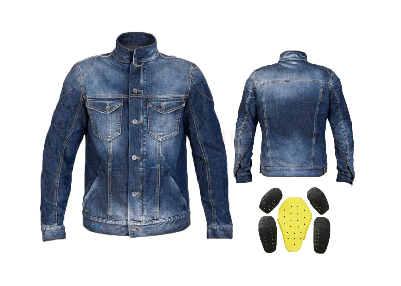 "Durable Kevlar Jeans Jacket – Ultimate Protection with Rugged Style - view 2