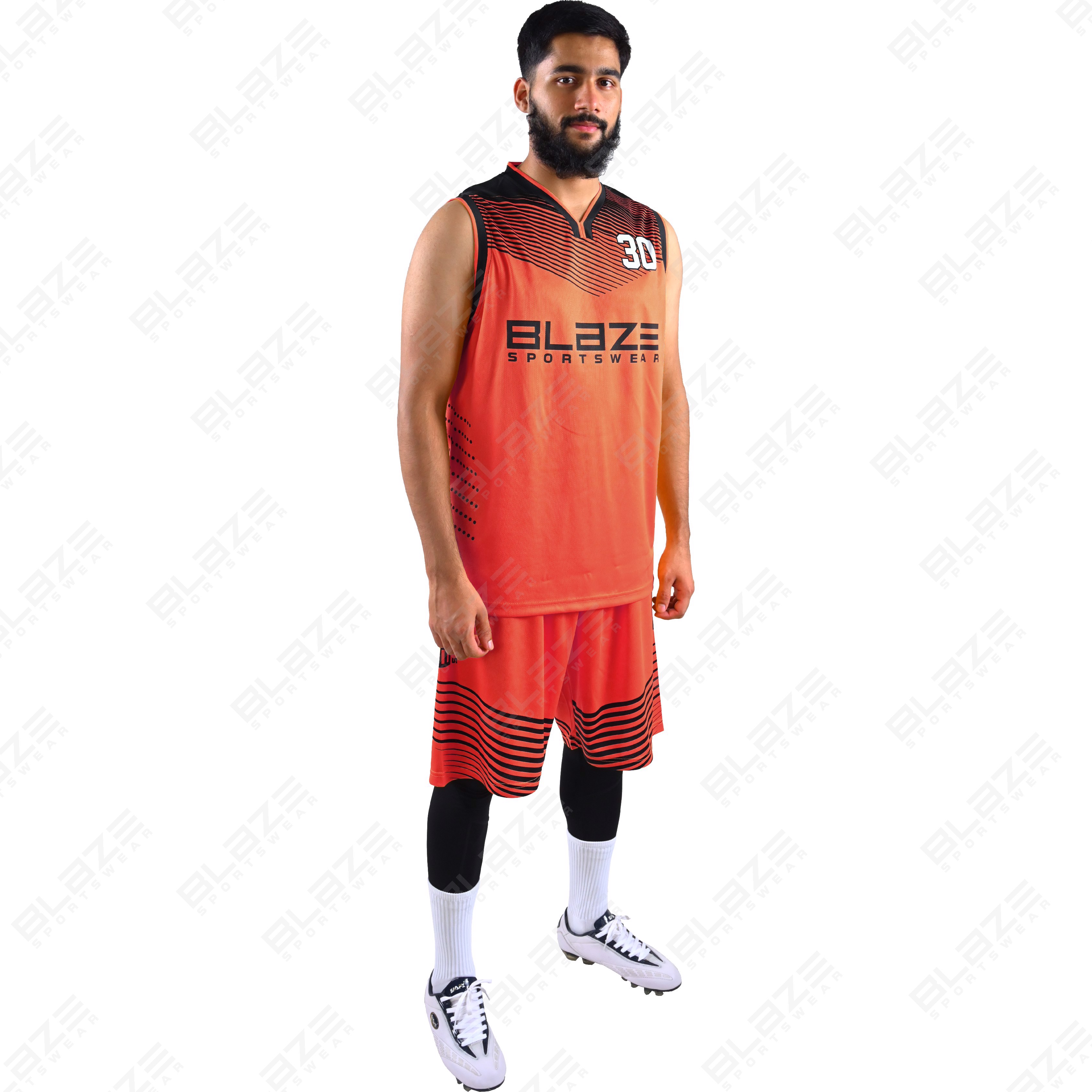 Custom 100% polyester basketball set with new design for boys and men, featuring France jerseys. - view 7