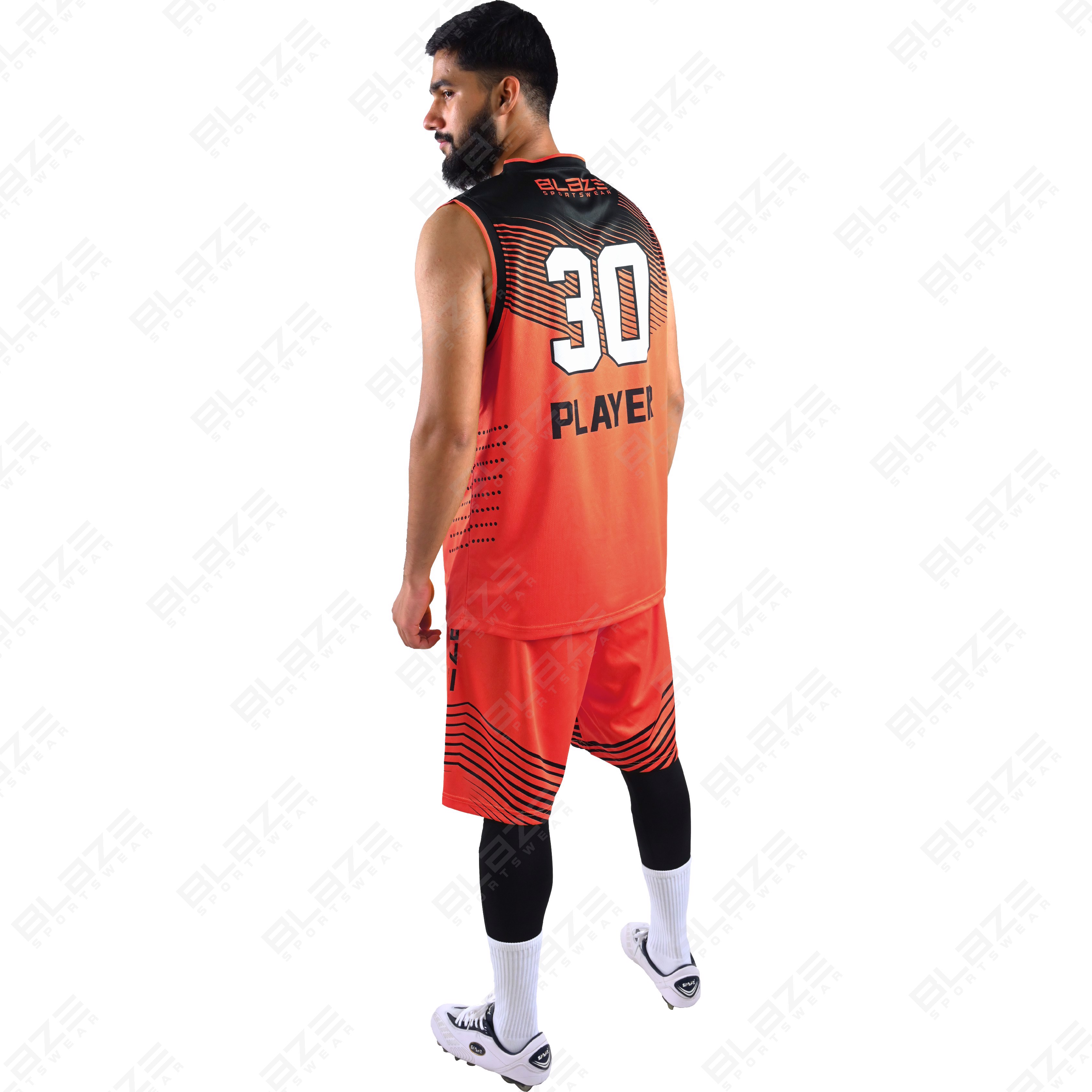 Custom 100% polyester basketball set with new design for boys and men, featuring France jerseys. - view 8