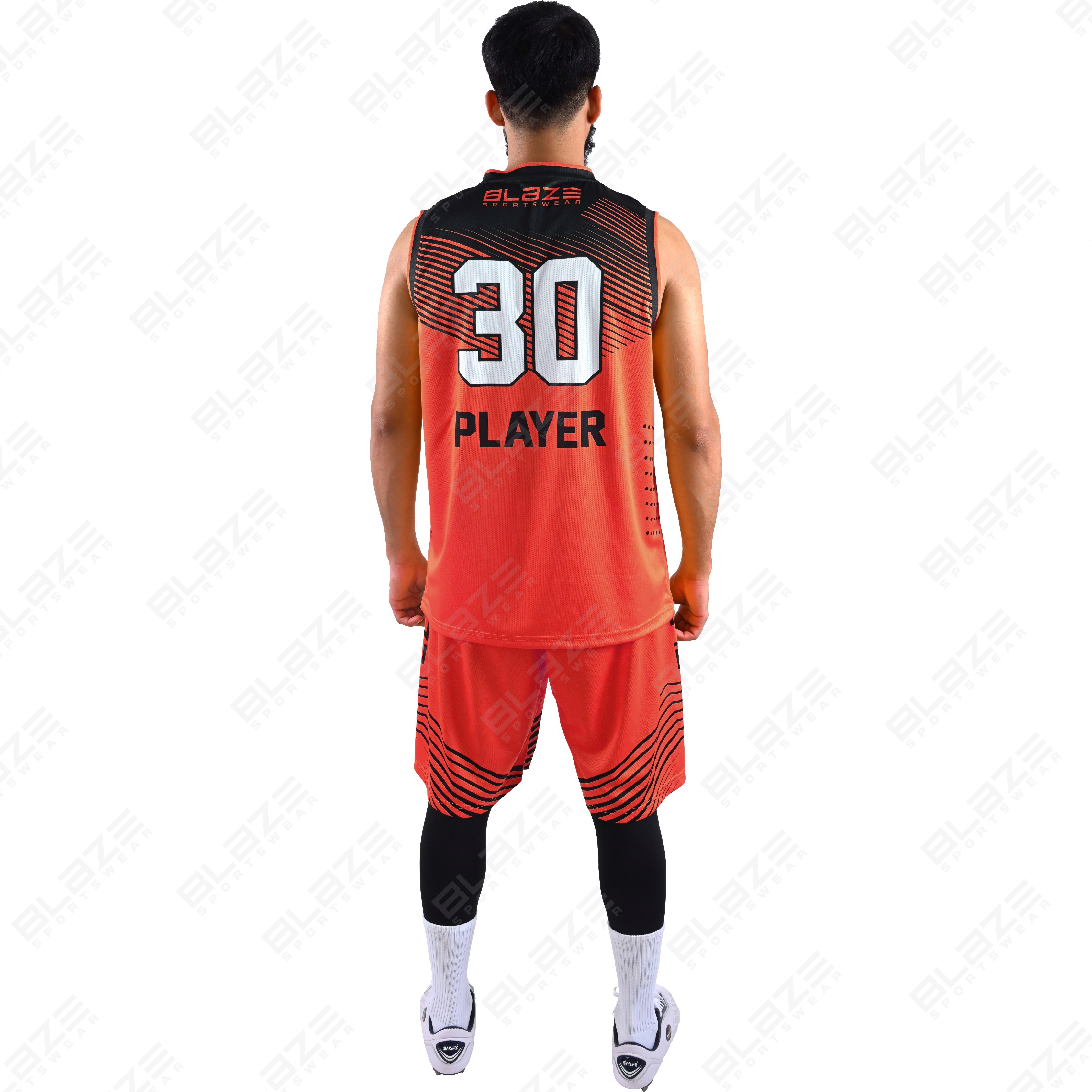Custom 100% polyester basketball set with new design for boys and men, featuring France jerseys. - view 9