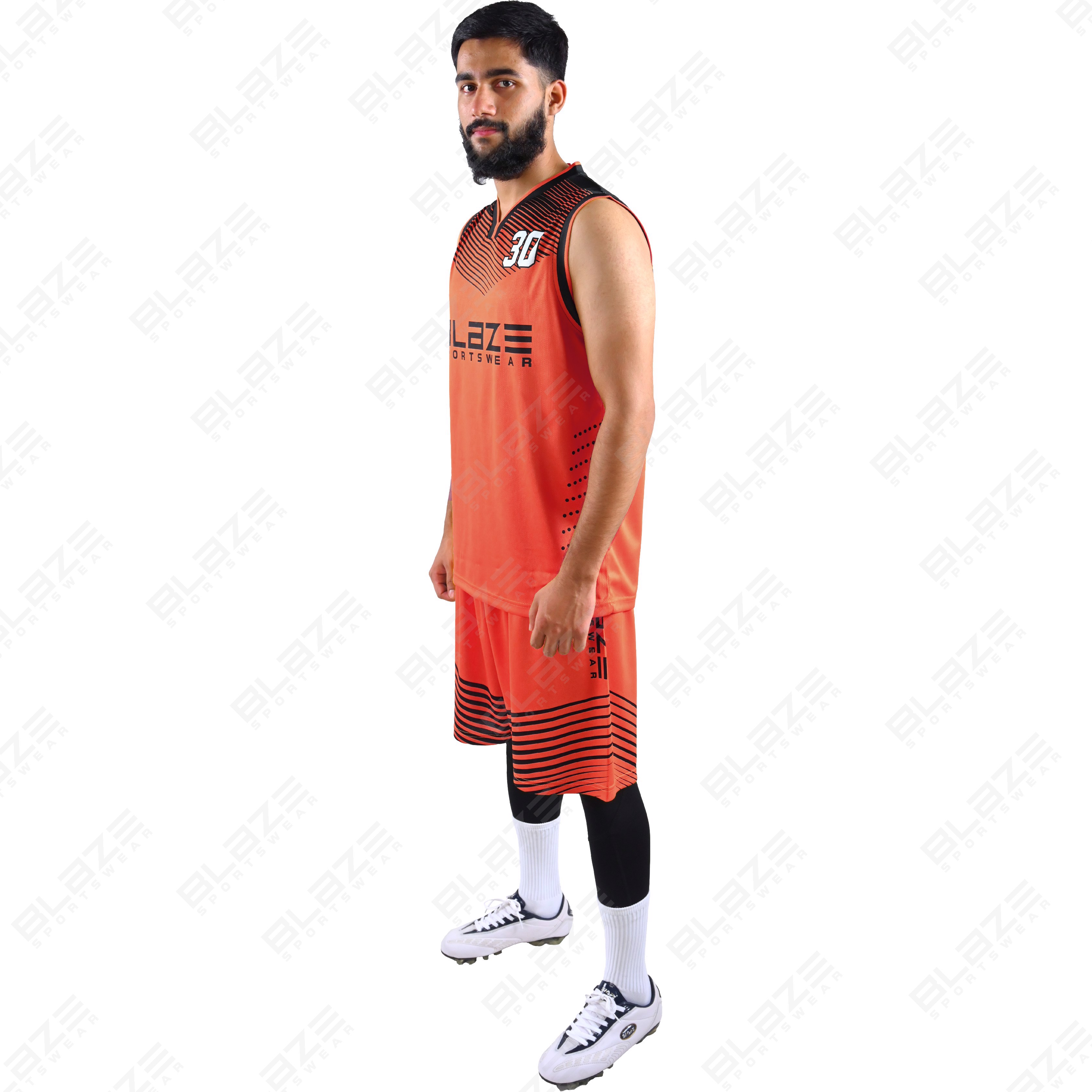 Custom 100% polyester basketball set with new design for boys and men, featuring France jerseys. - view 17