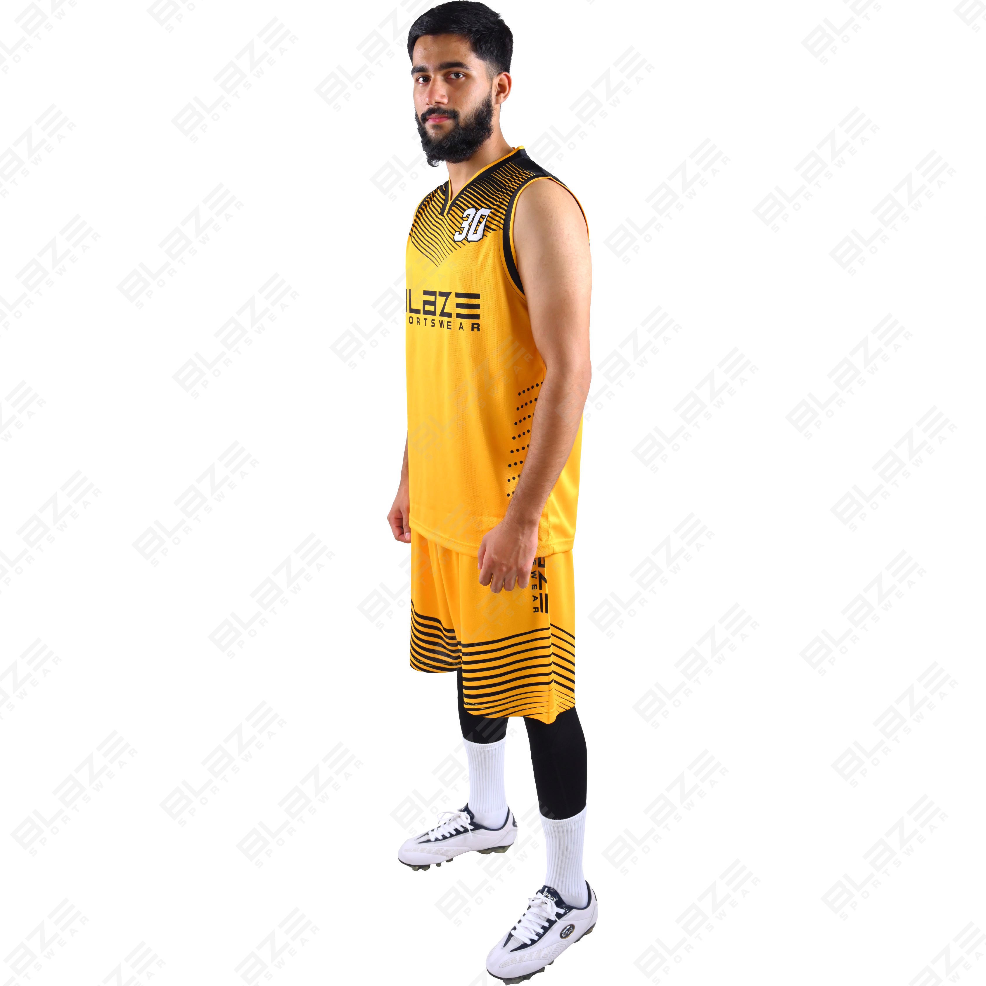 Custom 100% polyester basketball set with new design for boys and men, featuring France jerseys. - view 30