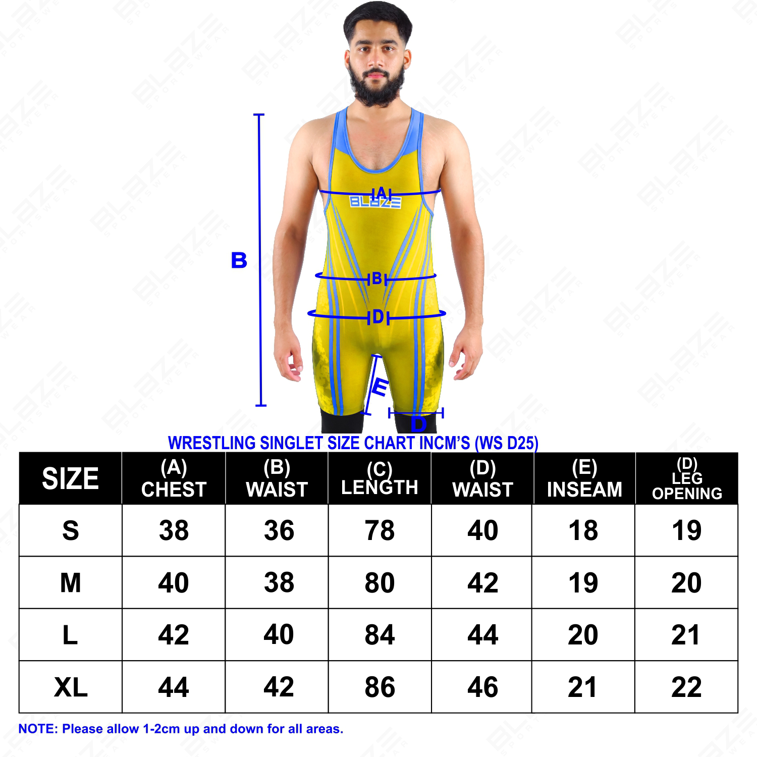  OEM men's high-elastic powerlifting singlet, one-piece outfit with a modern knitted design. - view 3