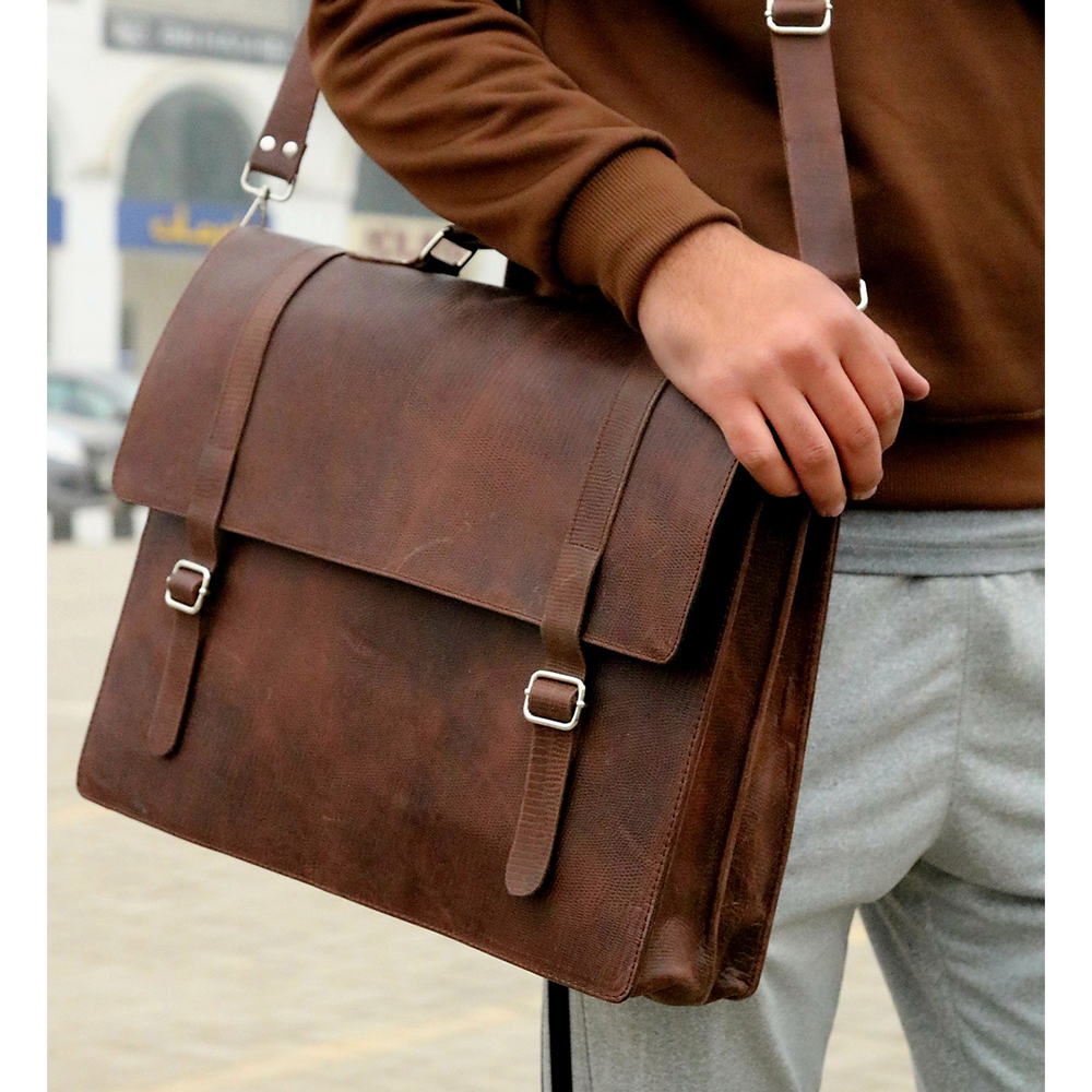 Original Leather laptop bag, leather briefcase bag, business bag, leather bag for men's