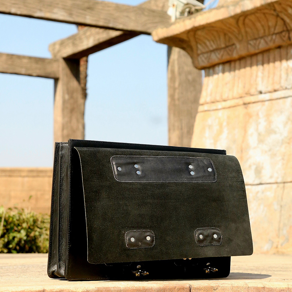 Original Leather laptop bag, leather briefcase bag, business bag, leather bag for men's - view 5