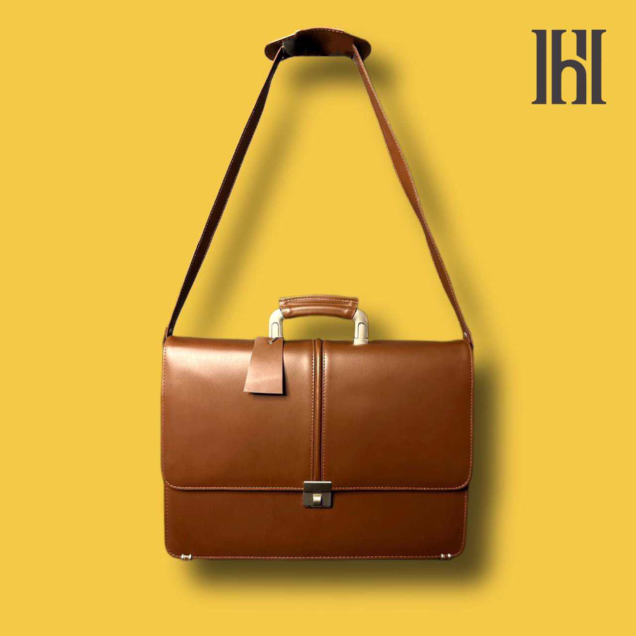 Original Leather laptop bag, leather briefcase bag, business bag, leather bag for men's - view 2
