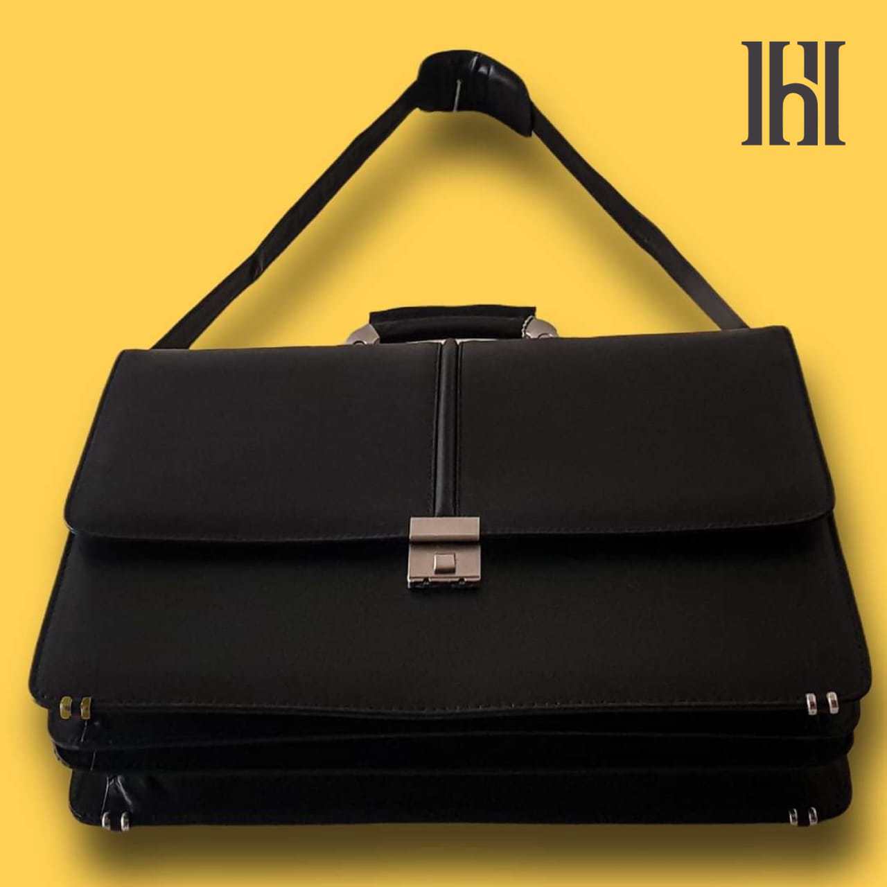 Original Leather laptop bag, leather briefcase bag, business bag, leather bag for men's - view 7