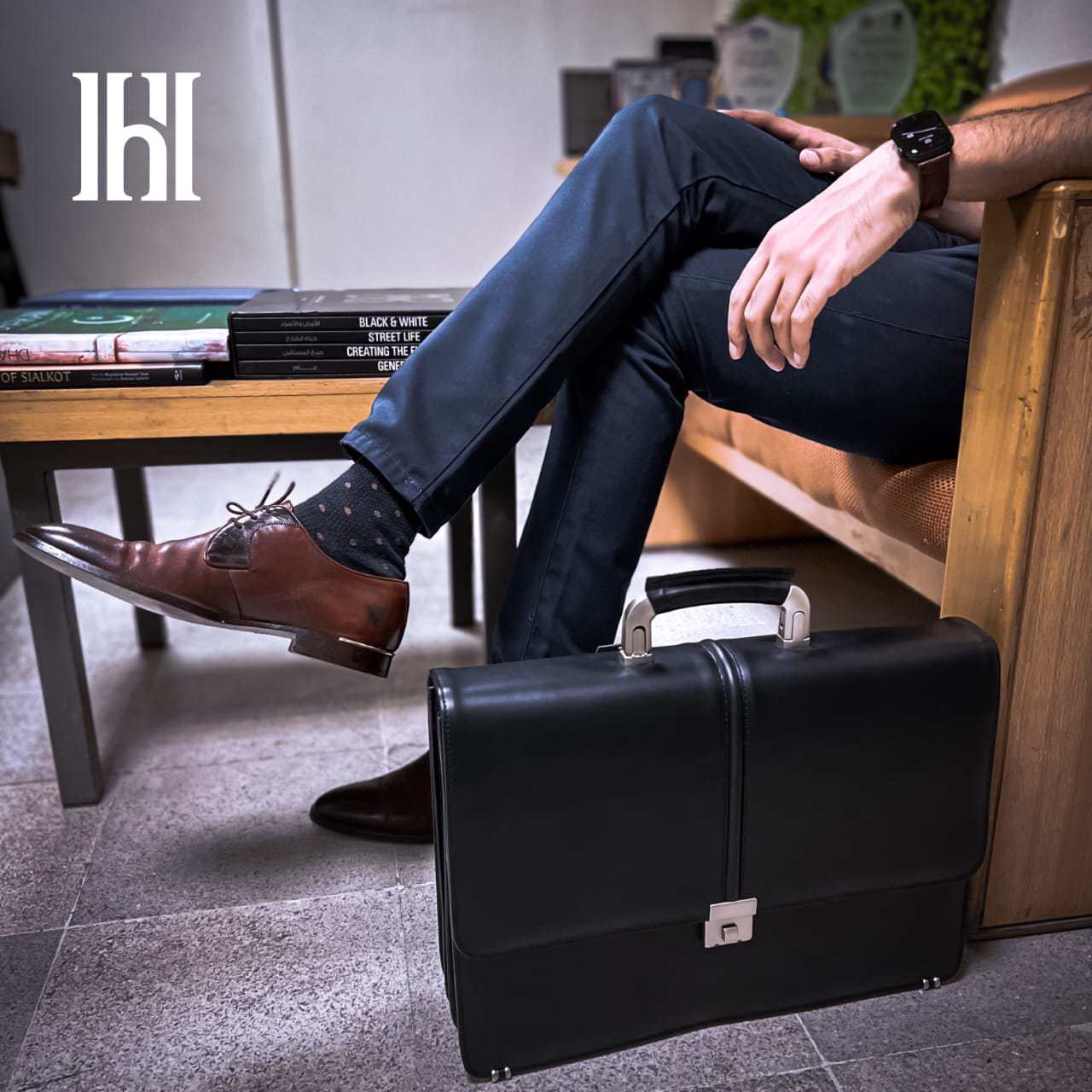 Original Leather laptop bag, leather briefcase bag, business bag, leather bag for men's - view 10