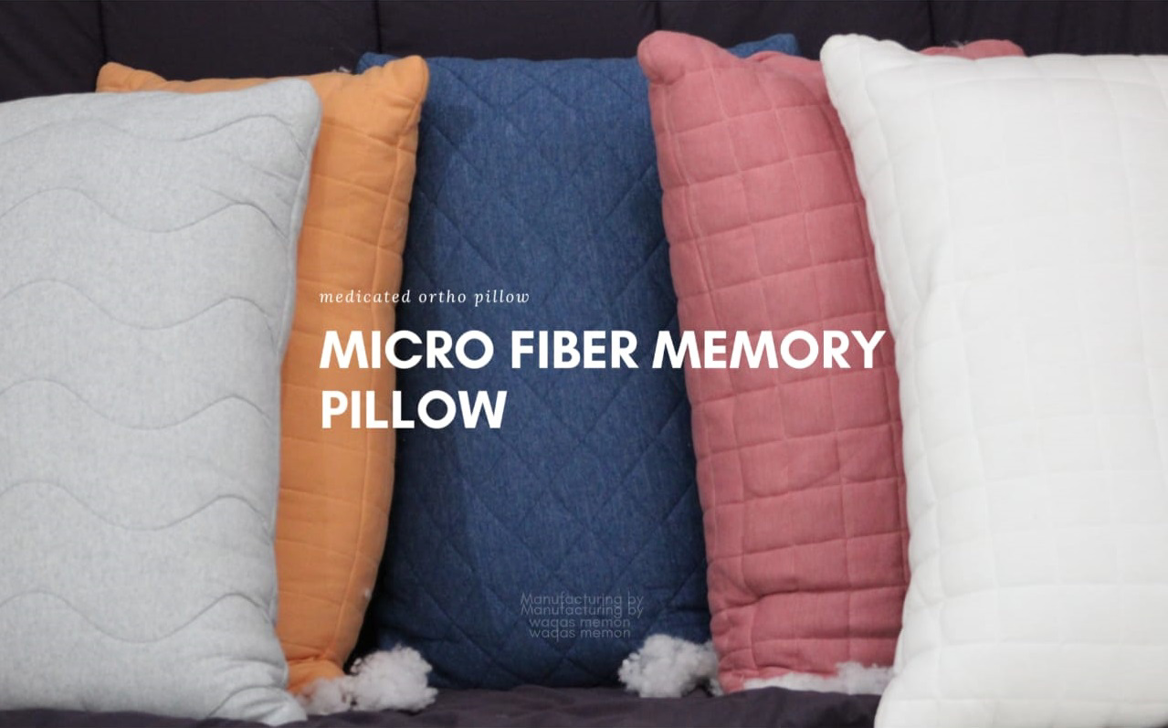 Micro Fiber memory Pillow and Cushions