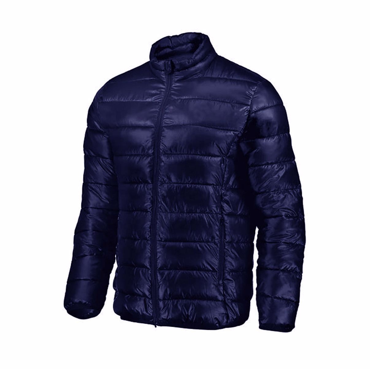 Custom windbreaker plain puffer jacket - view 3