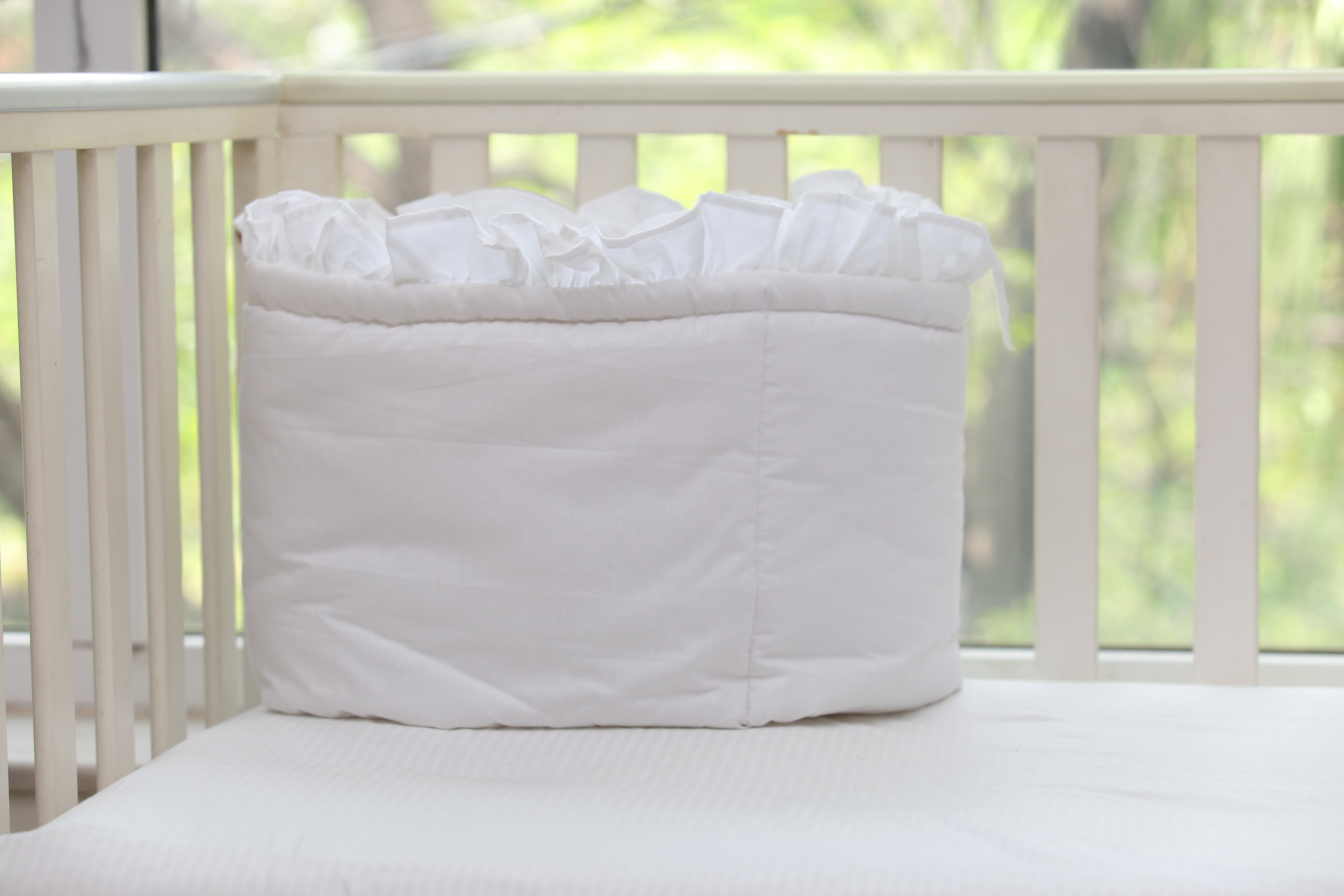 Baby Crib Bumper With Frill and Filling - view 2