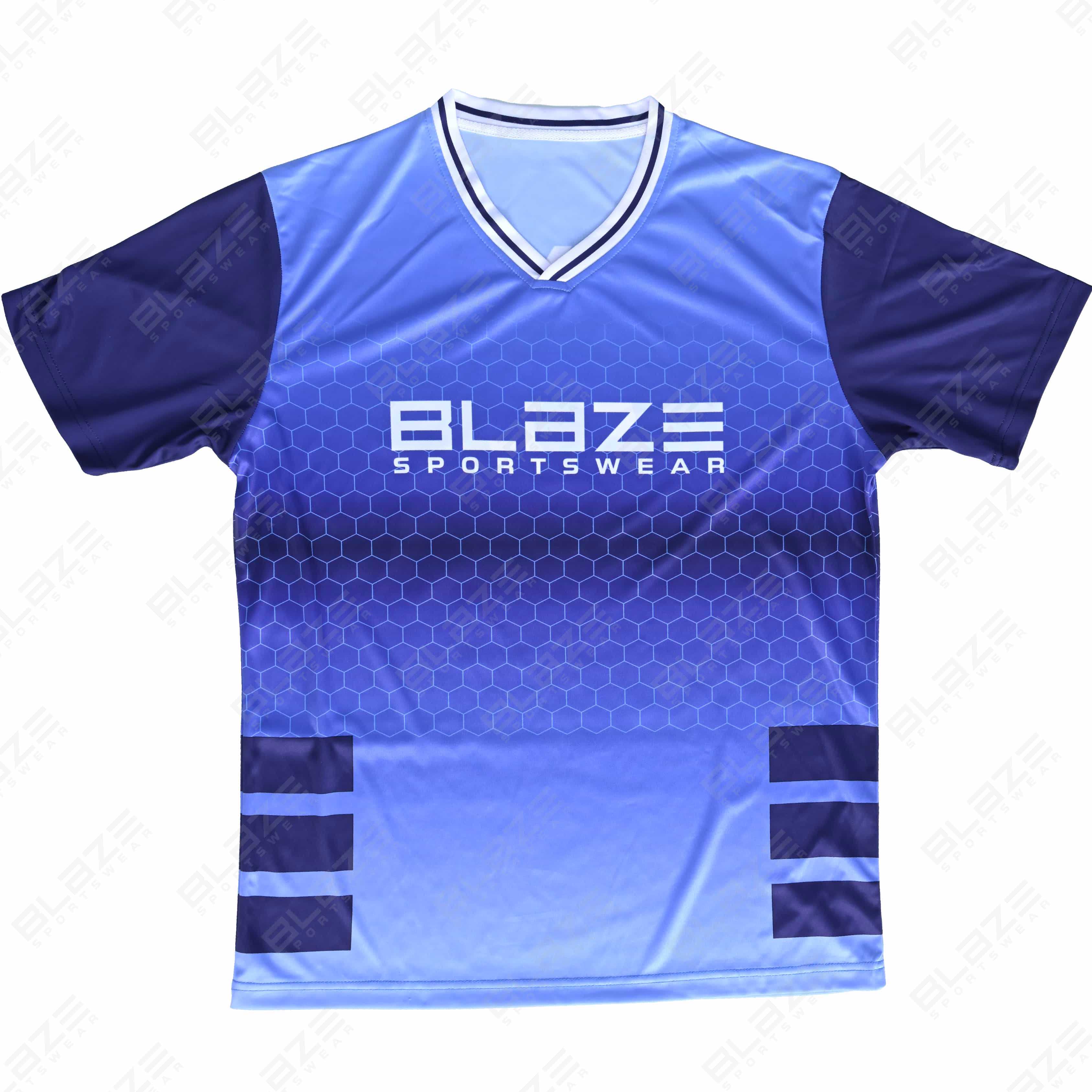  Custom 100% polyester lightweight soccer jersey made with digital printing for optimal performance. - view 12