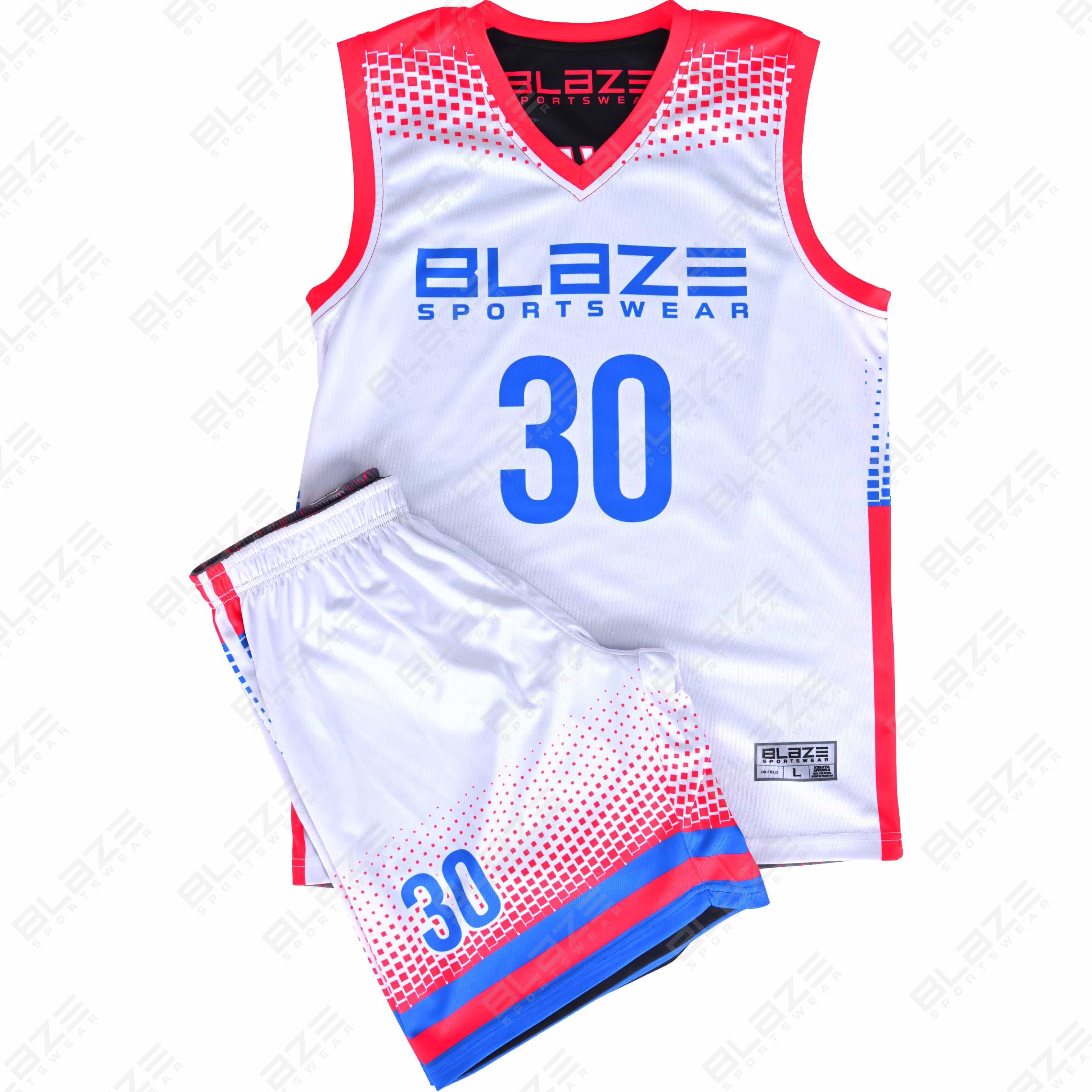 Custom 100% polyester basketball uniform showcasing a stylish design for athletes top performance - view 6