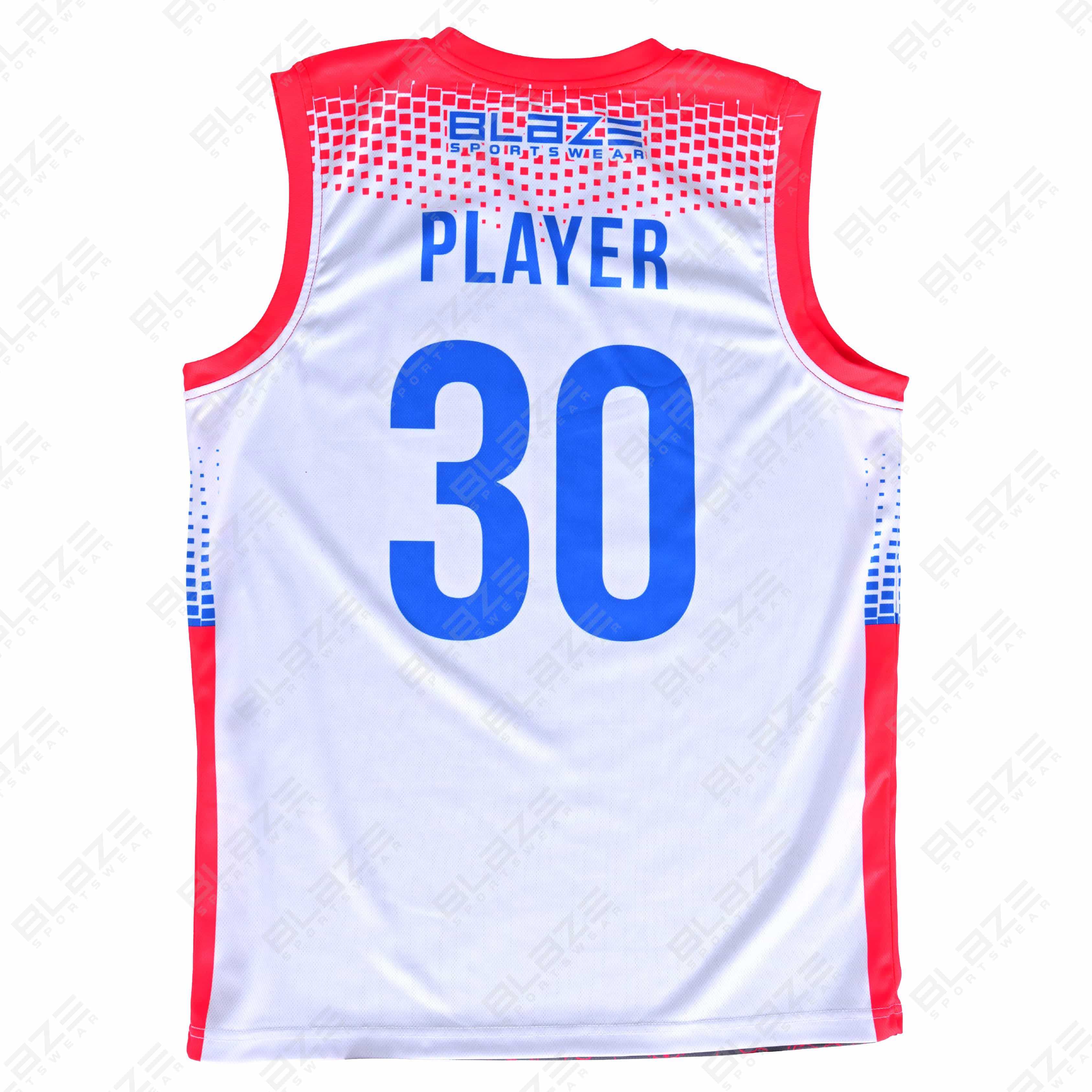 Custom 100% polyester basketball uniform showcasing a stylish design for athletes top performance - view 7