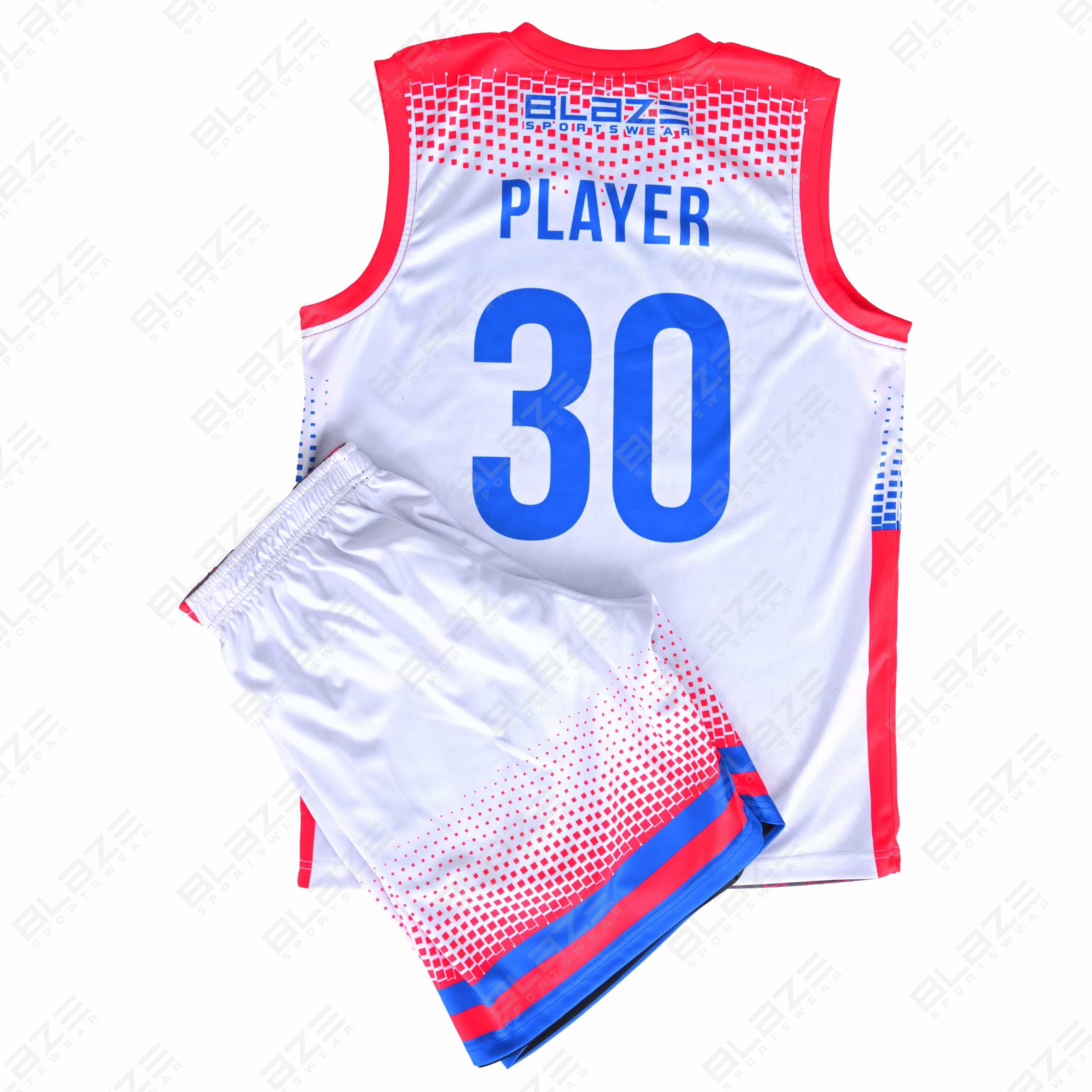 Custom 100% polyester basketball uniform showcasing a stylish design for athletes top performance - view 9