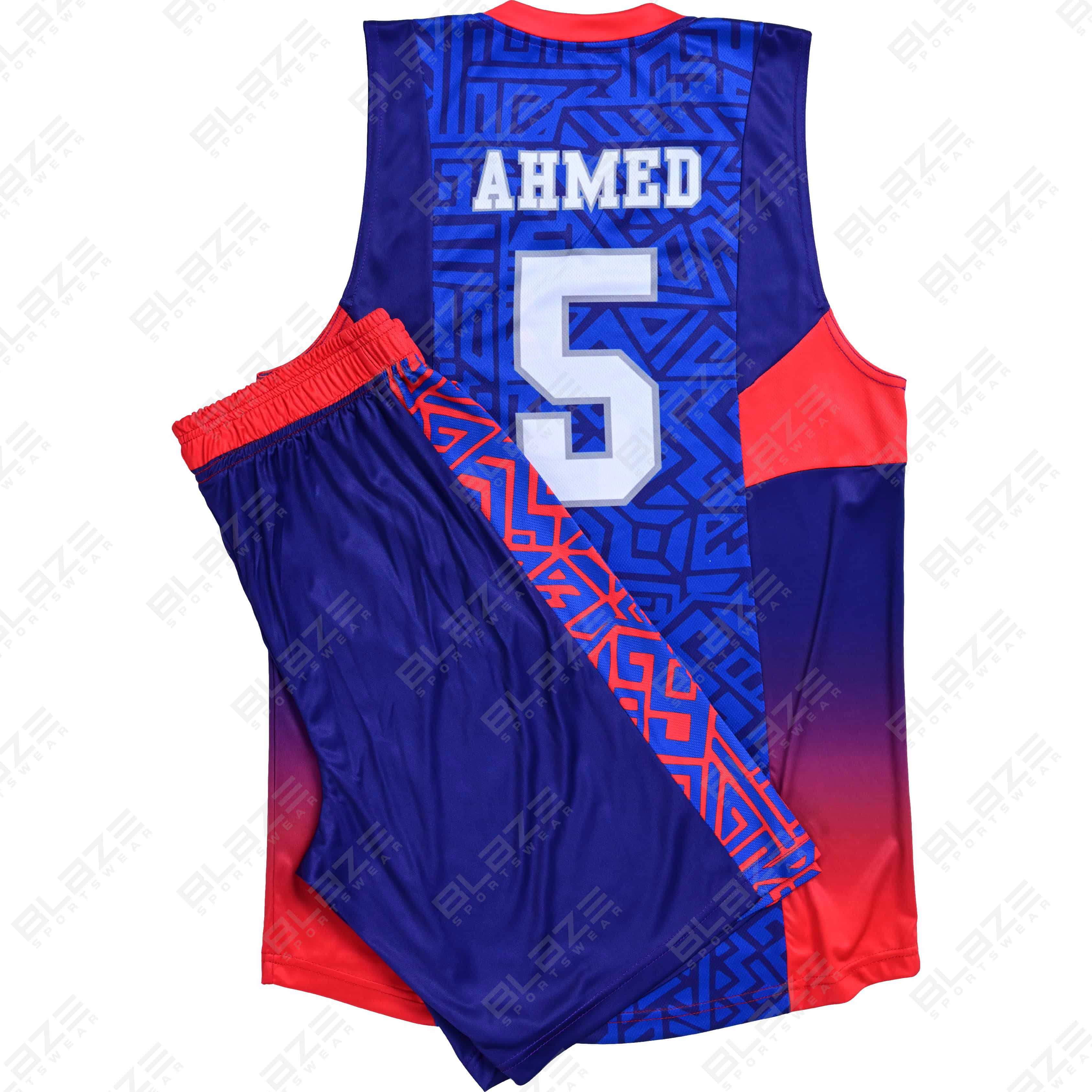 Custom 100% polyester basketball uniform showcasing a stylish design for athletes top performance - view 13