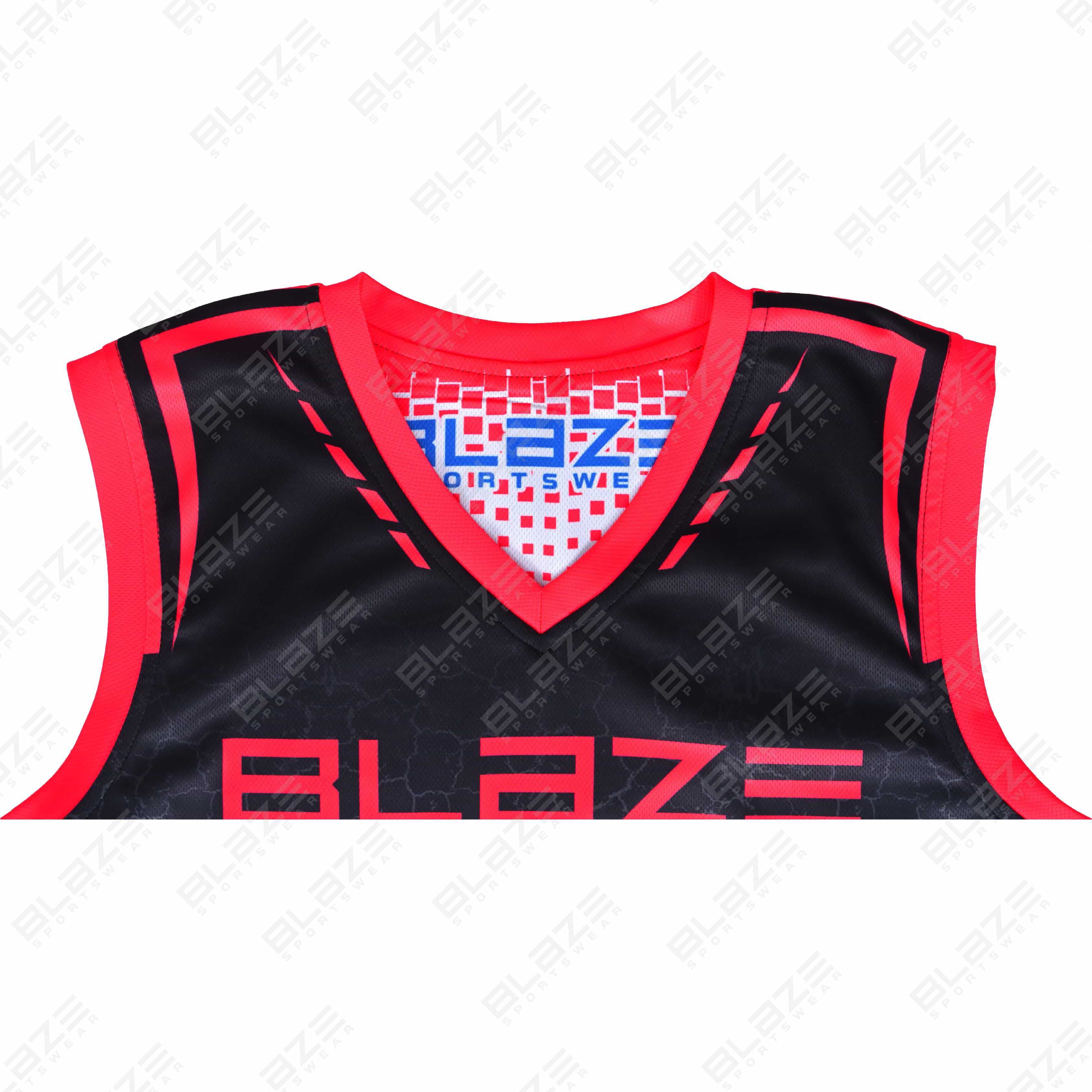  Custom 100% polyester basketball uniform with a trendy design for athletes, featuring a modern kit.