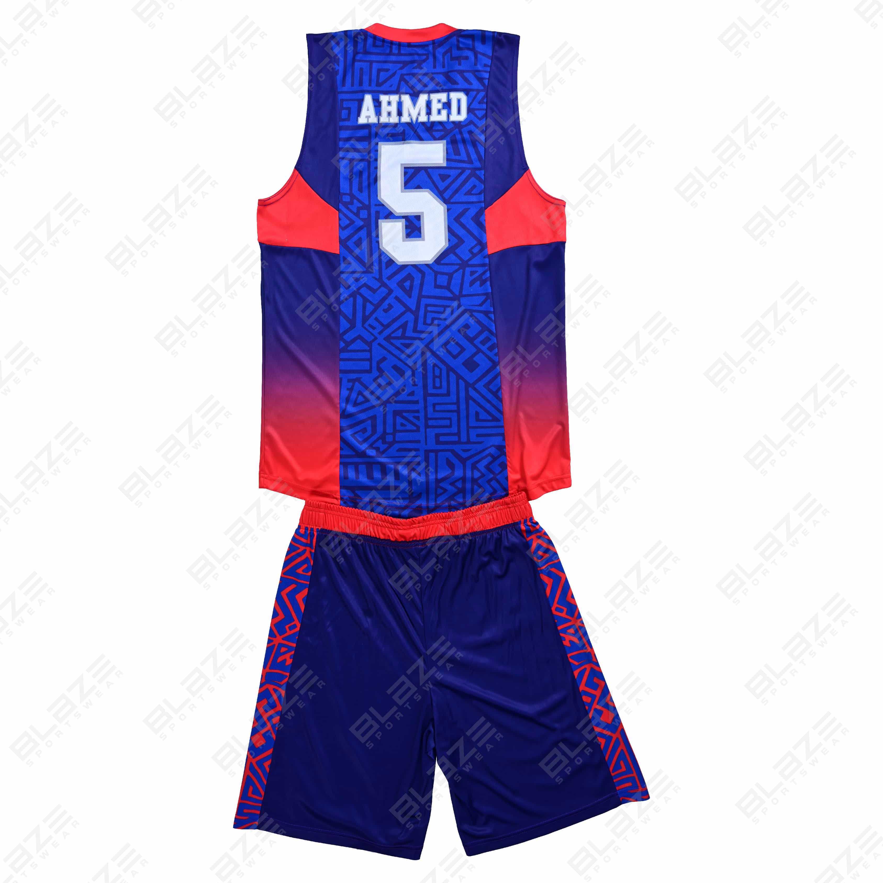  Custom 100% polyester basketball uniform featuring a modern design for players, complete kit - view 3
