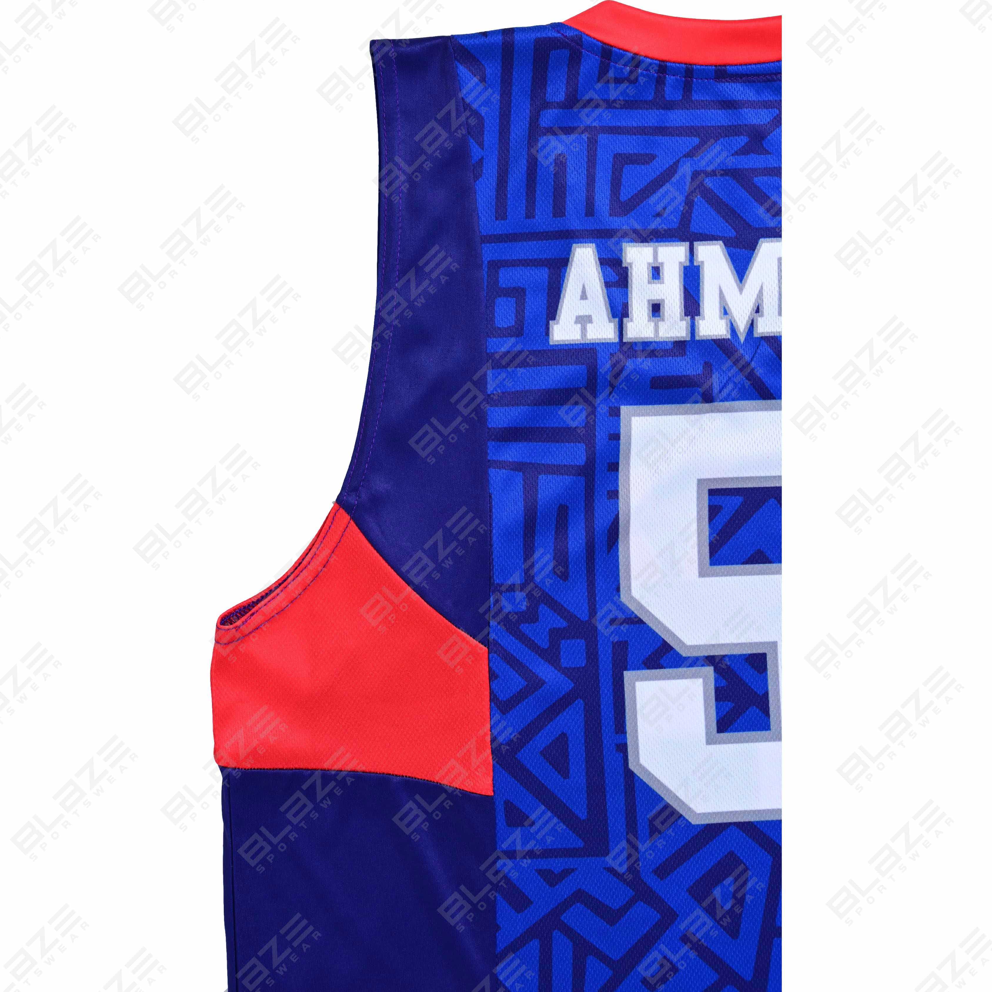  Custom 100% polyester basketball uniform featuring a modern design for players, complete kit - view 8