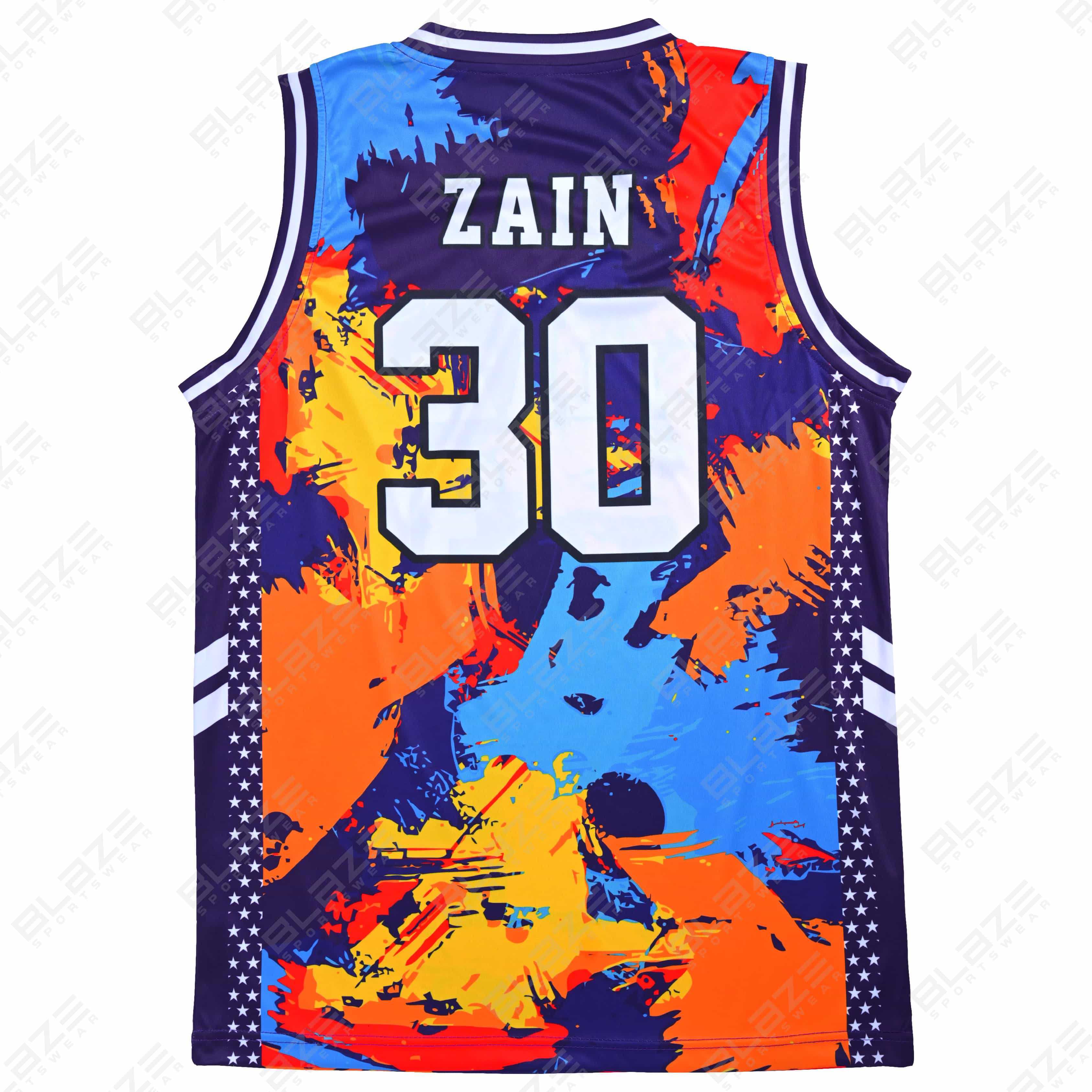100% polyester basketball uniform with a chic design for athletes, including a modern kit. - view 3