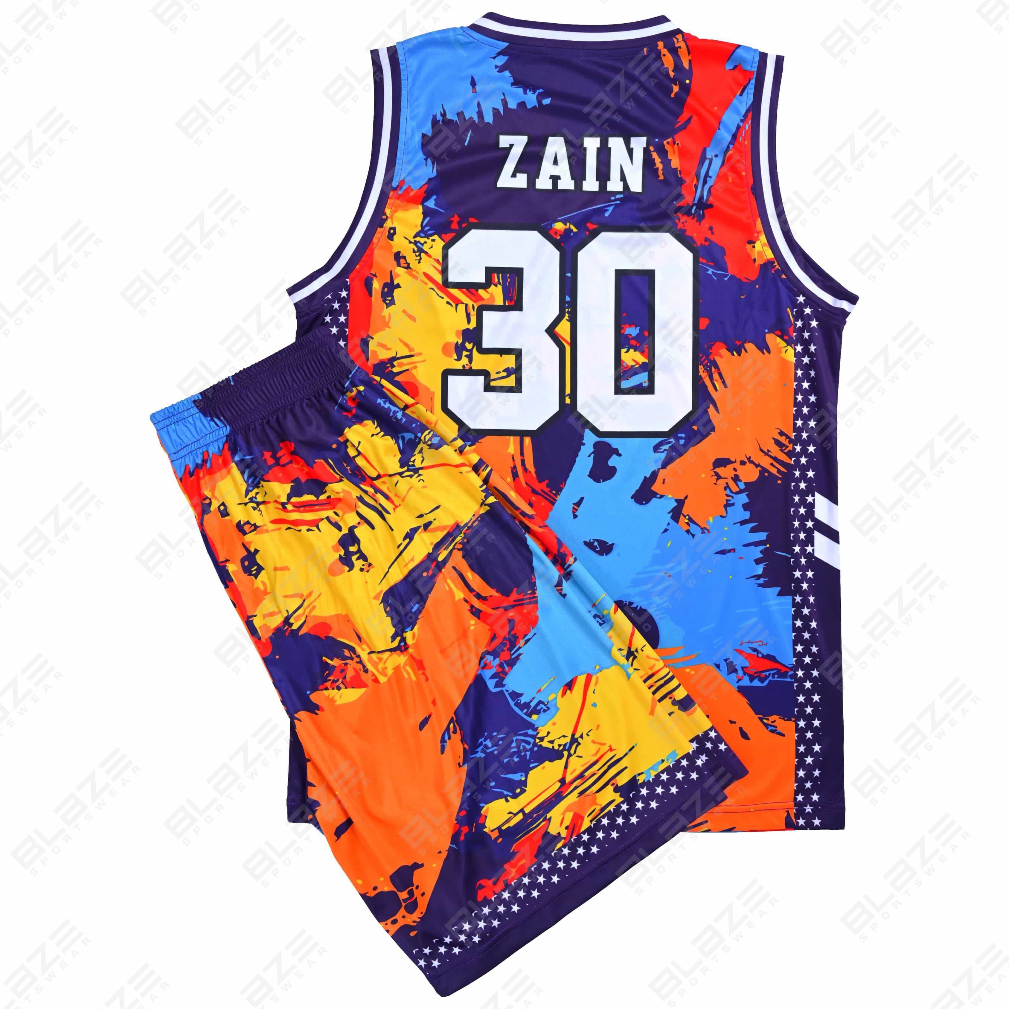 100% polyester basketball uniform with a chic design for athletes, including a modern kit. - view 5