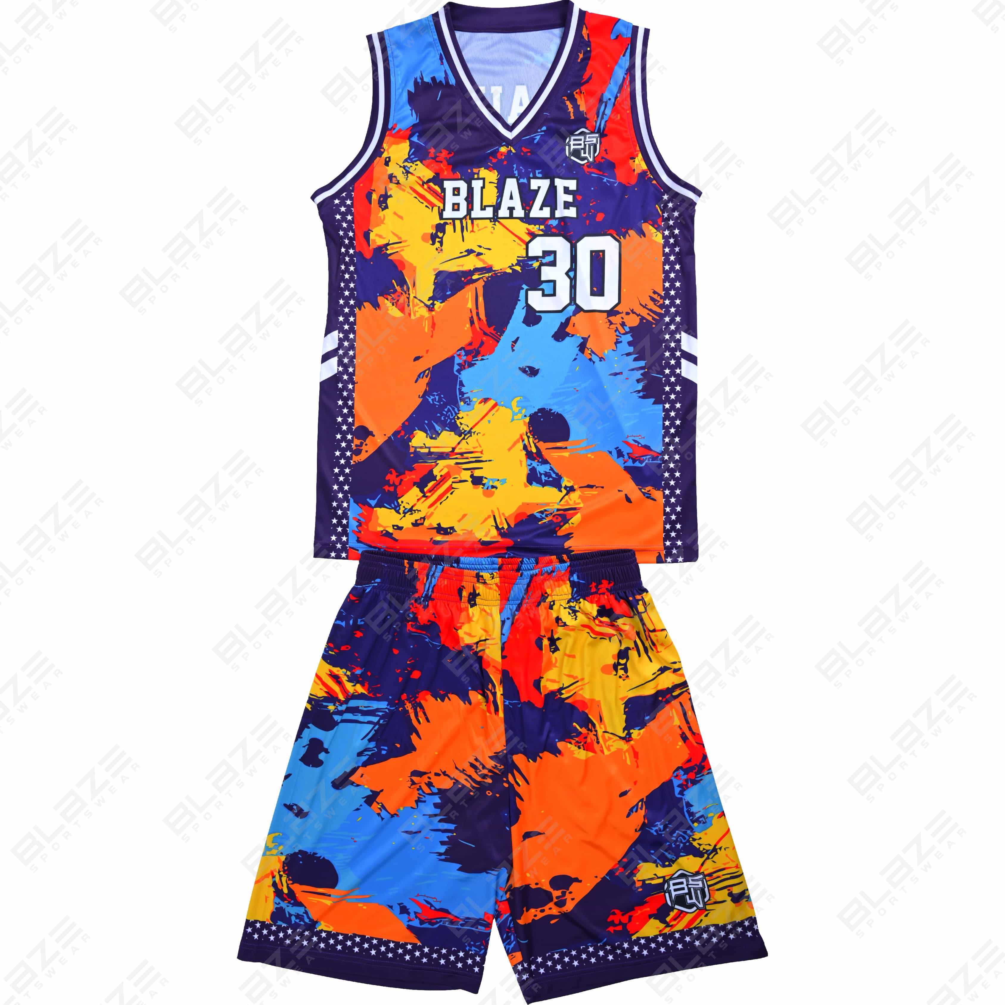 100% polyester basketball uniform with a chic design for athletes, including a modern kit. - view 6