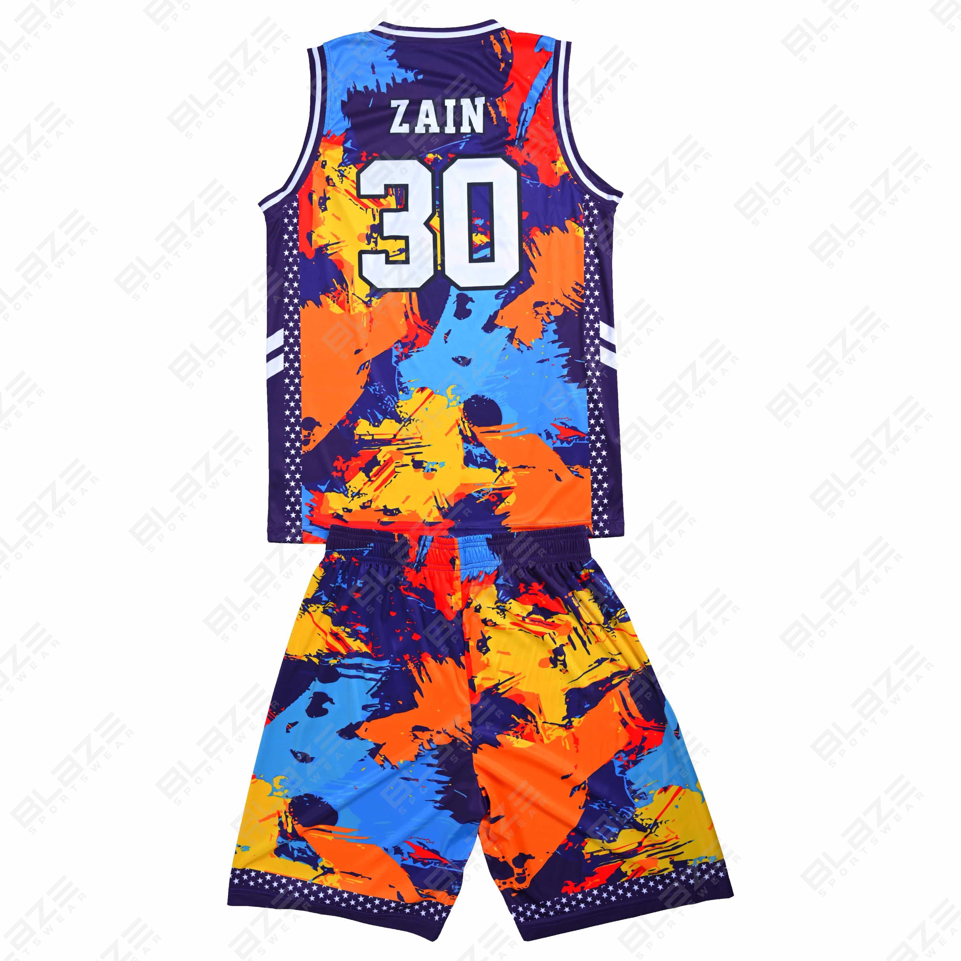 100% polyester basketball uniform with a chic design for athletes, including a modern kit. - view 7