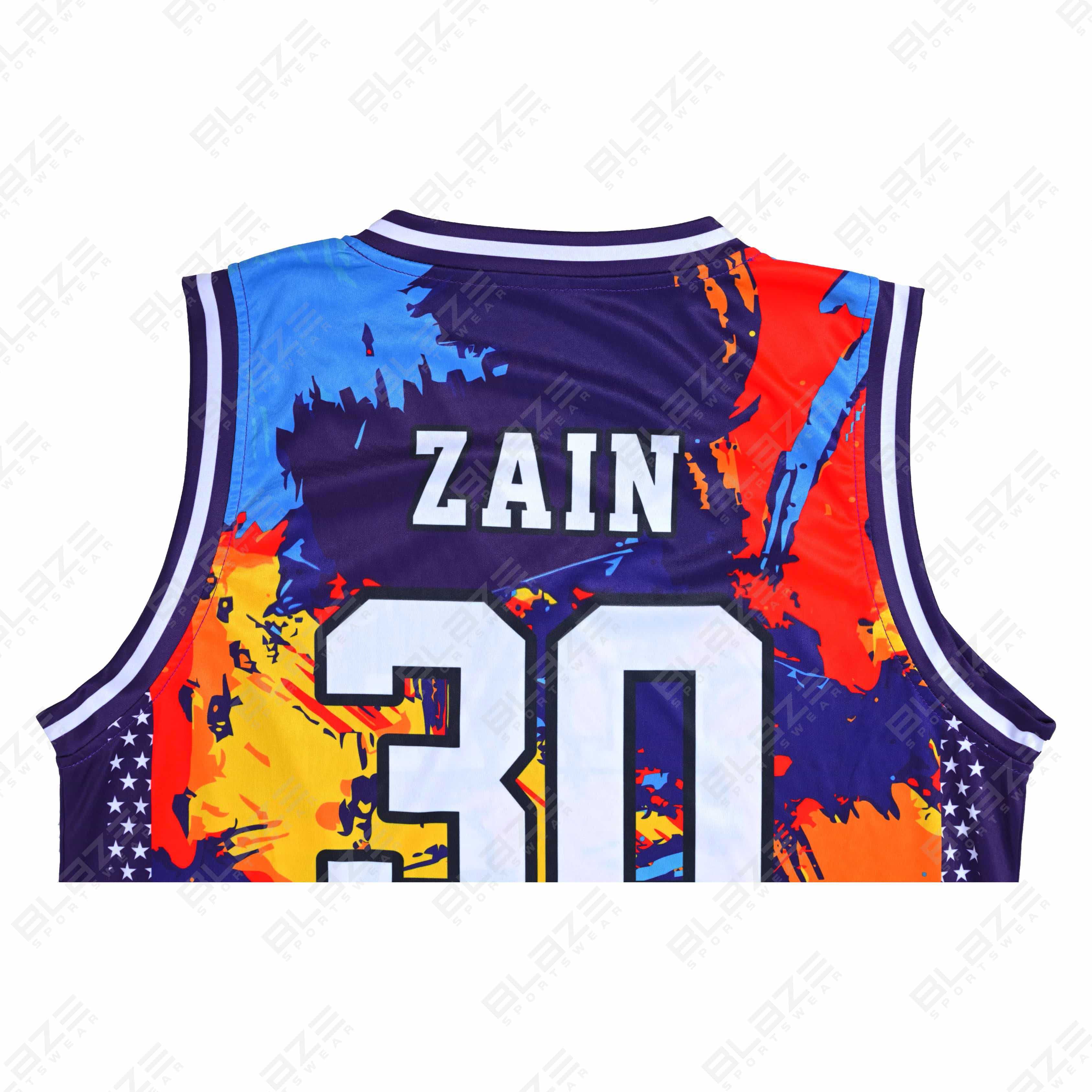 100% polyester basketball uniform with a chic design for athletes, including a modern kit. - view 8