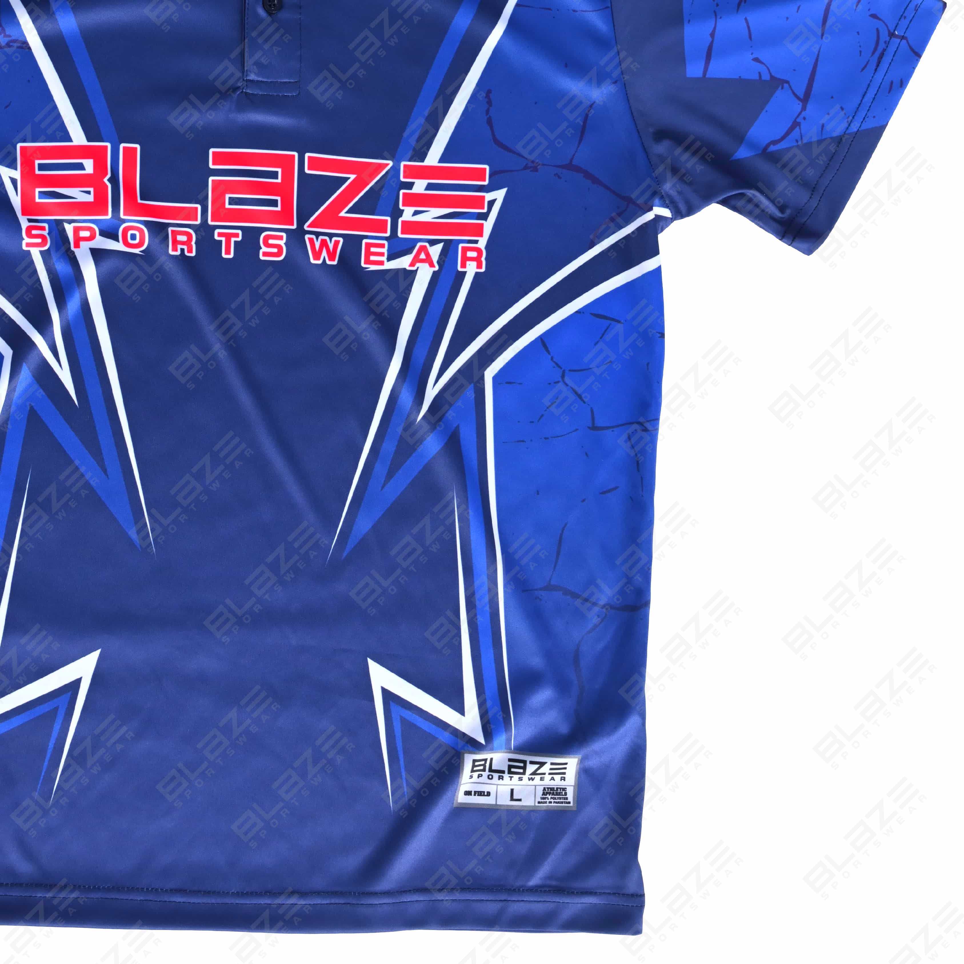  Custom 100% polyester soccer jersey with digital print for peak performance. - view 4