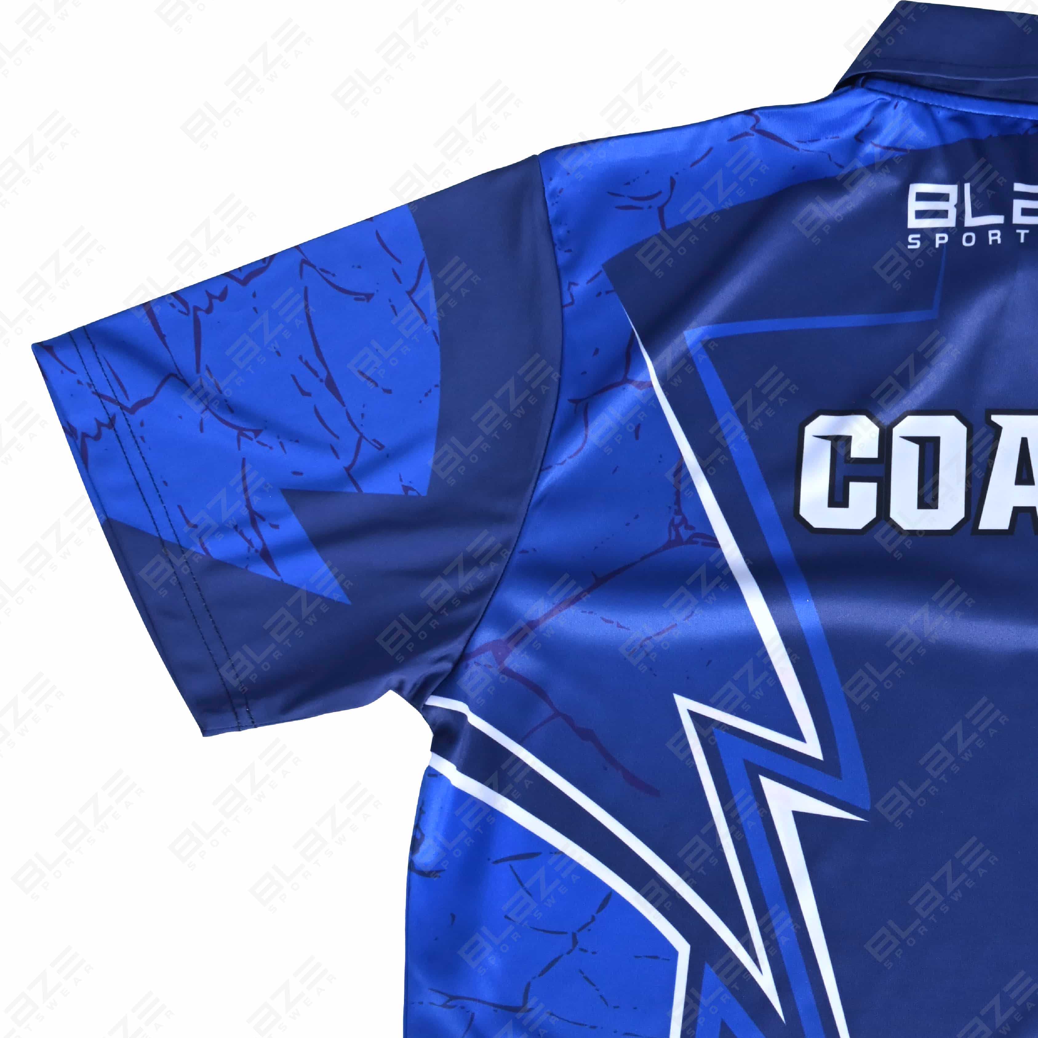  Custom 100% polyester soccer jersey with digital print for peak performance. - view 5