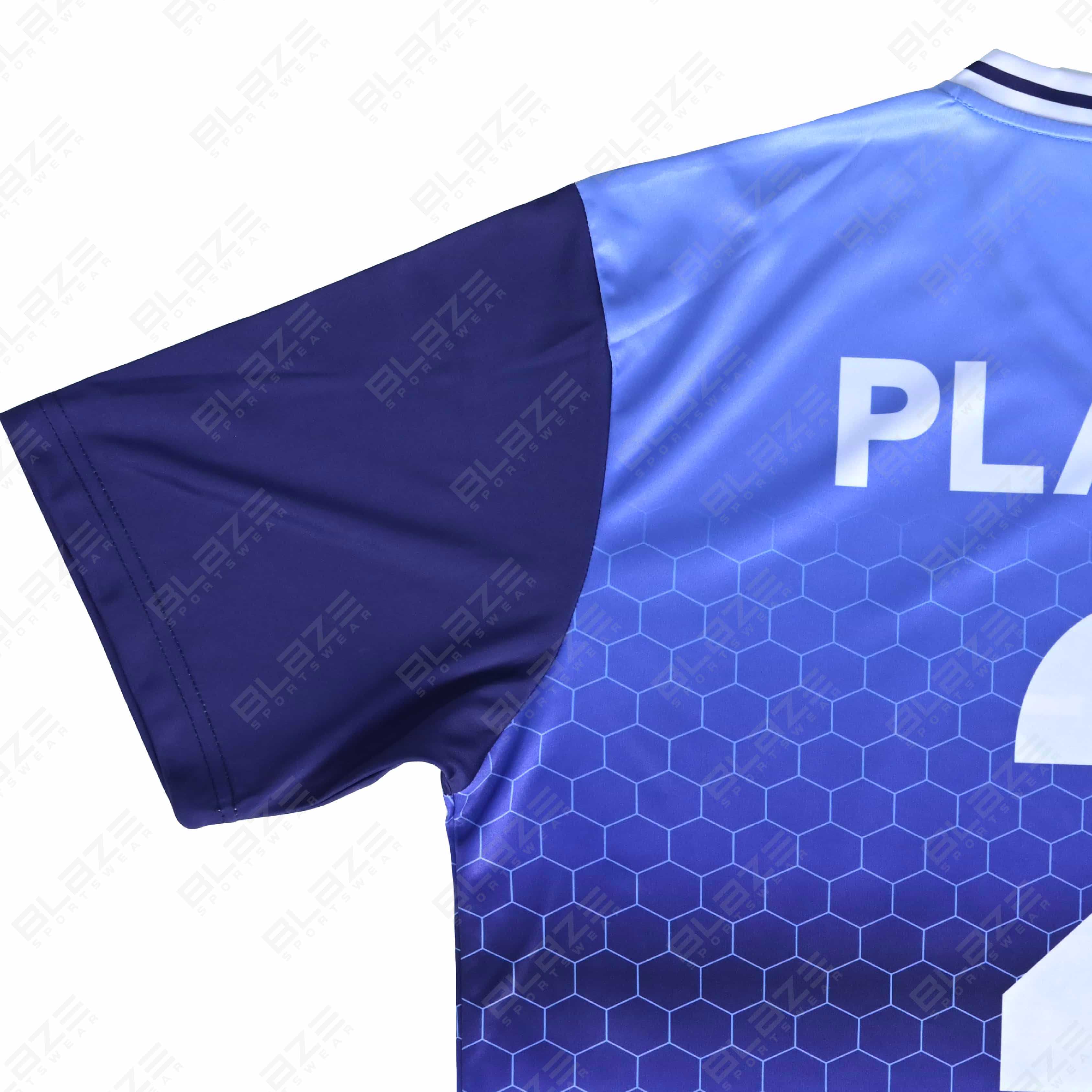 Lightweight 100% polyester soccer jersey with digital print for optimal performance. - view 2