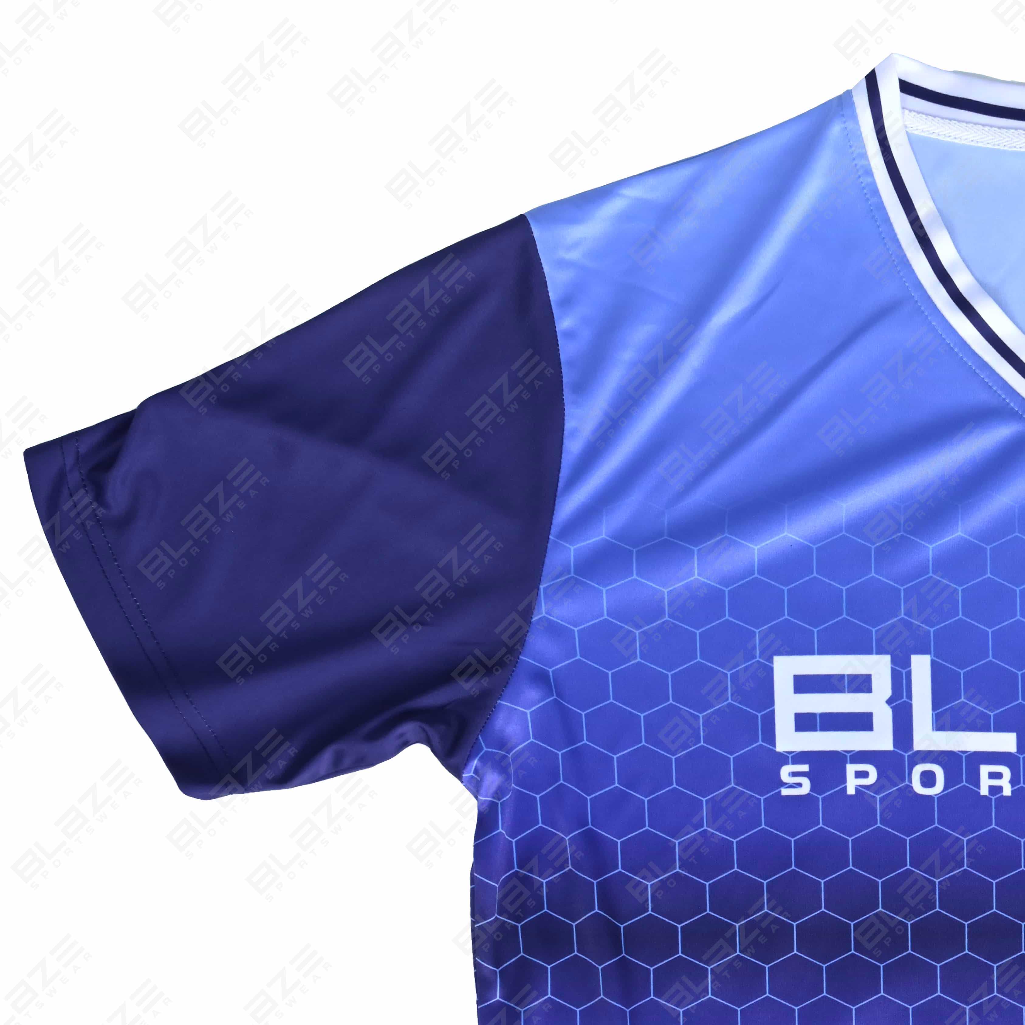 Lightweight 100% polyester soccer jersey with digital print for optimal performance. - view 3
