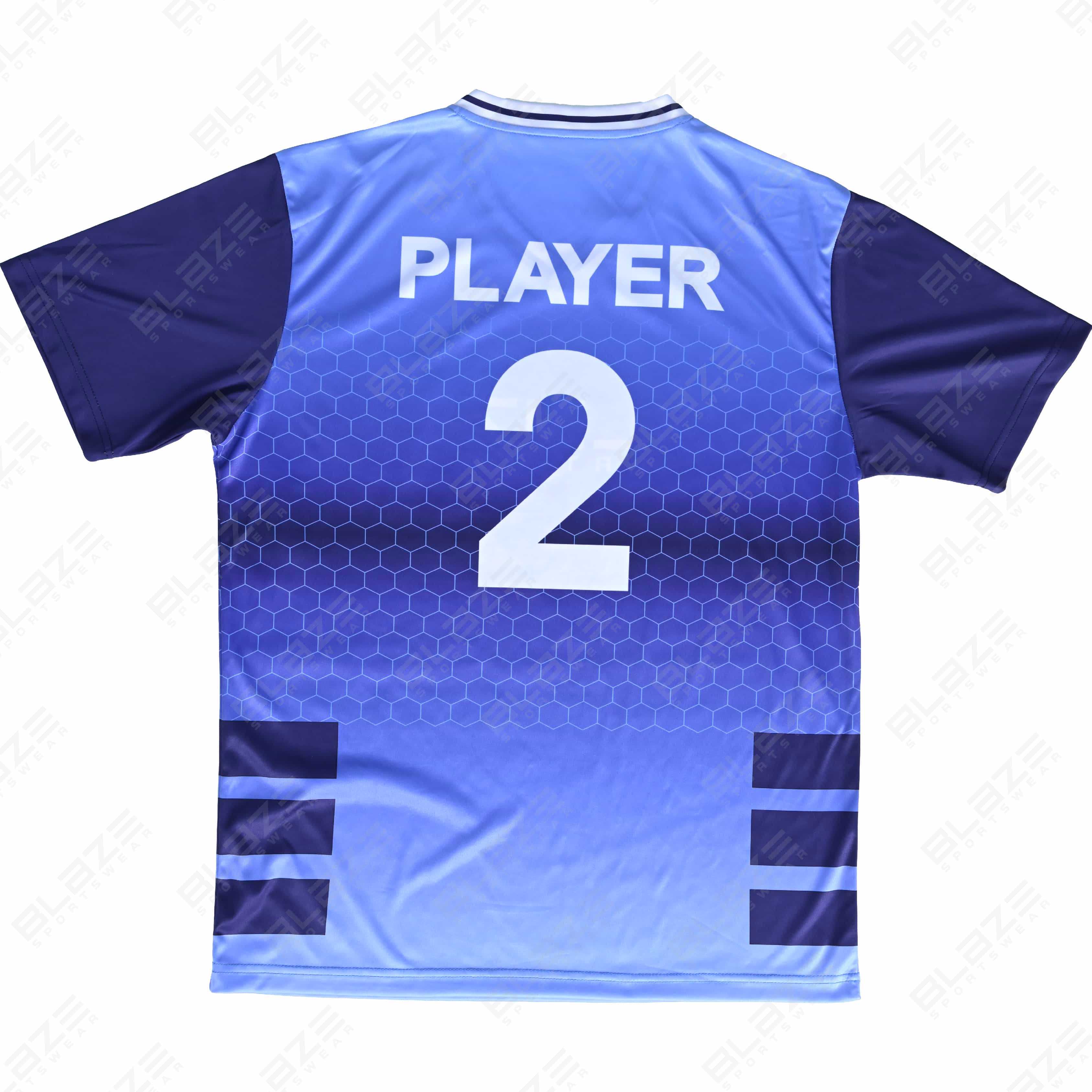 Lightweight 100% polyester soccer jersey with digital print for optimal performance. - view 4