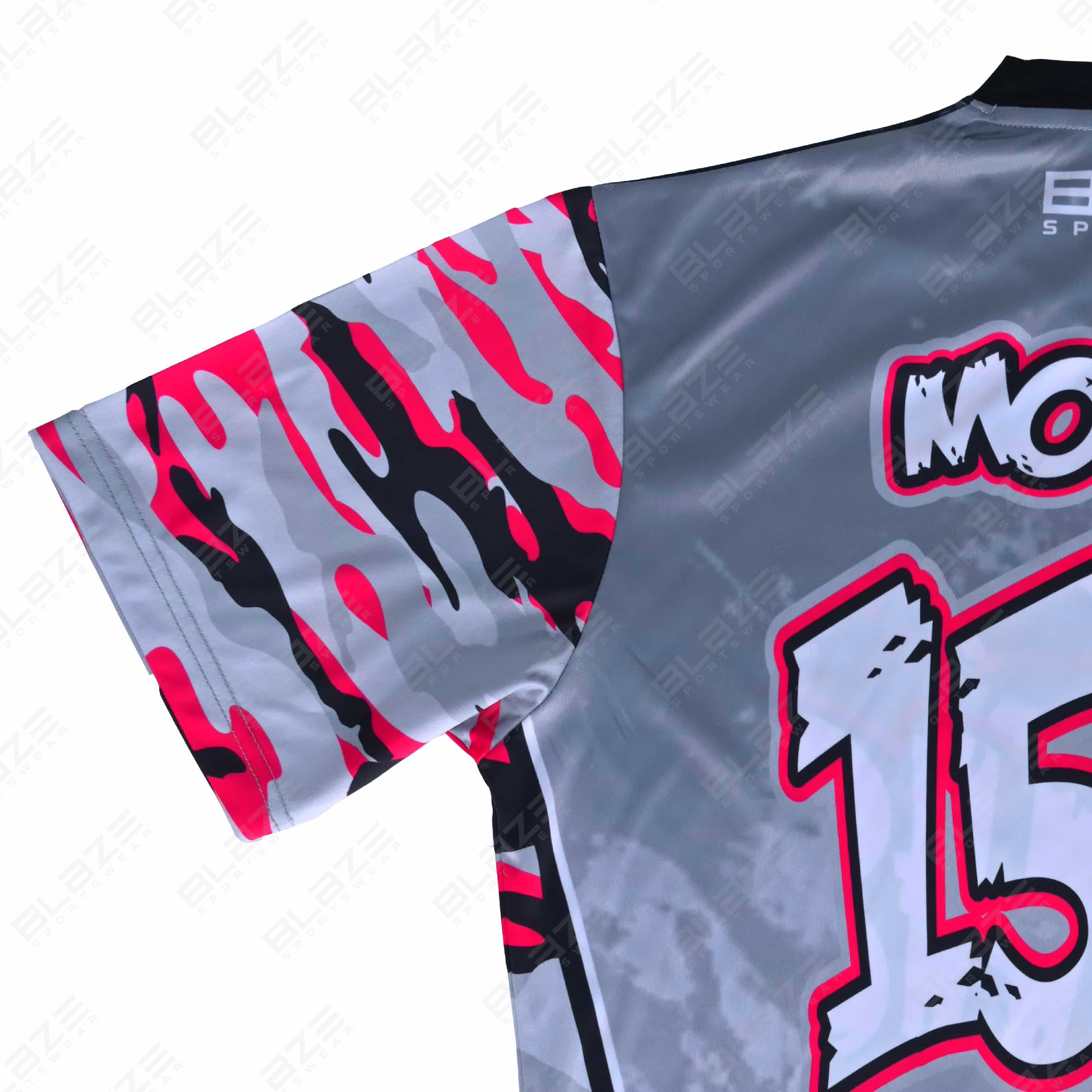 Custom lightweight soccer jersey in 100% polyester with digital print for top performance. - view 2