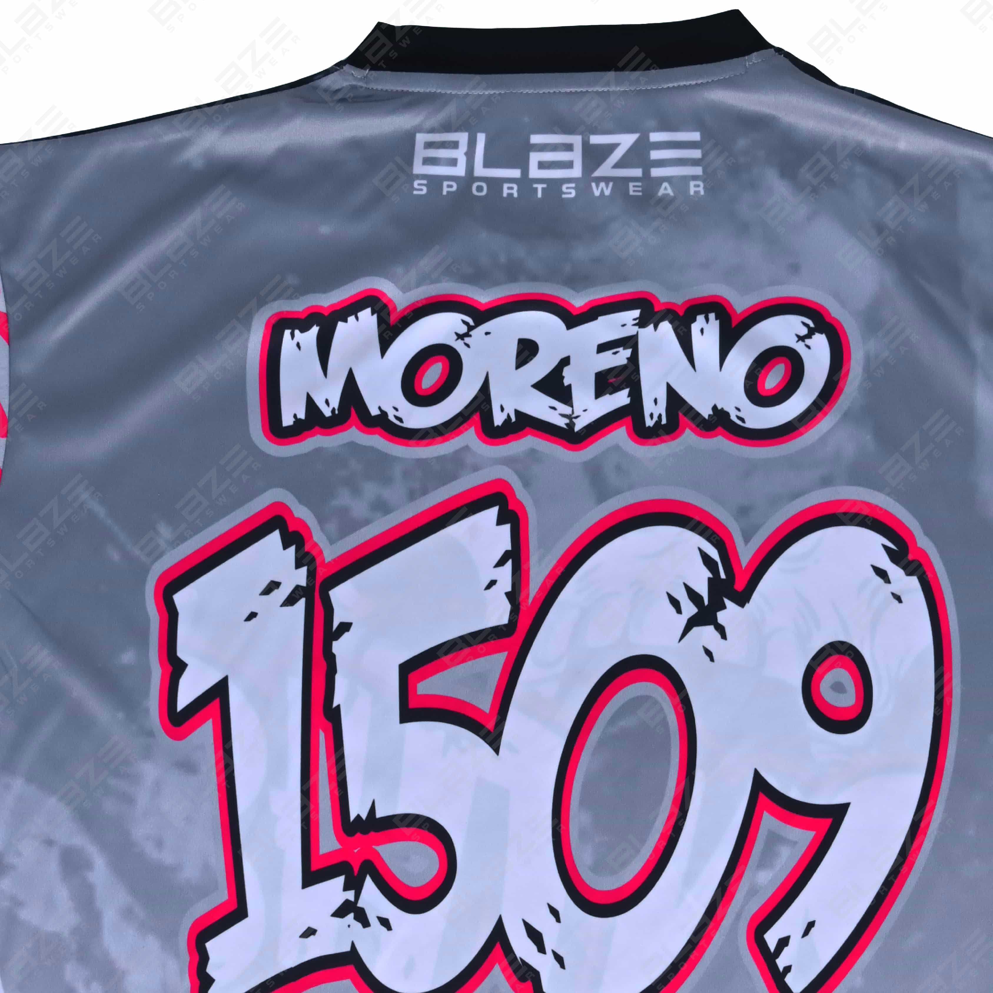 Custom lightweight soccer jersey in 100% polyester with digital print for top performance. - view 5