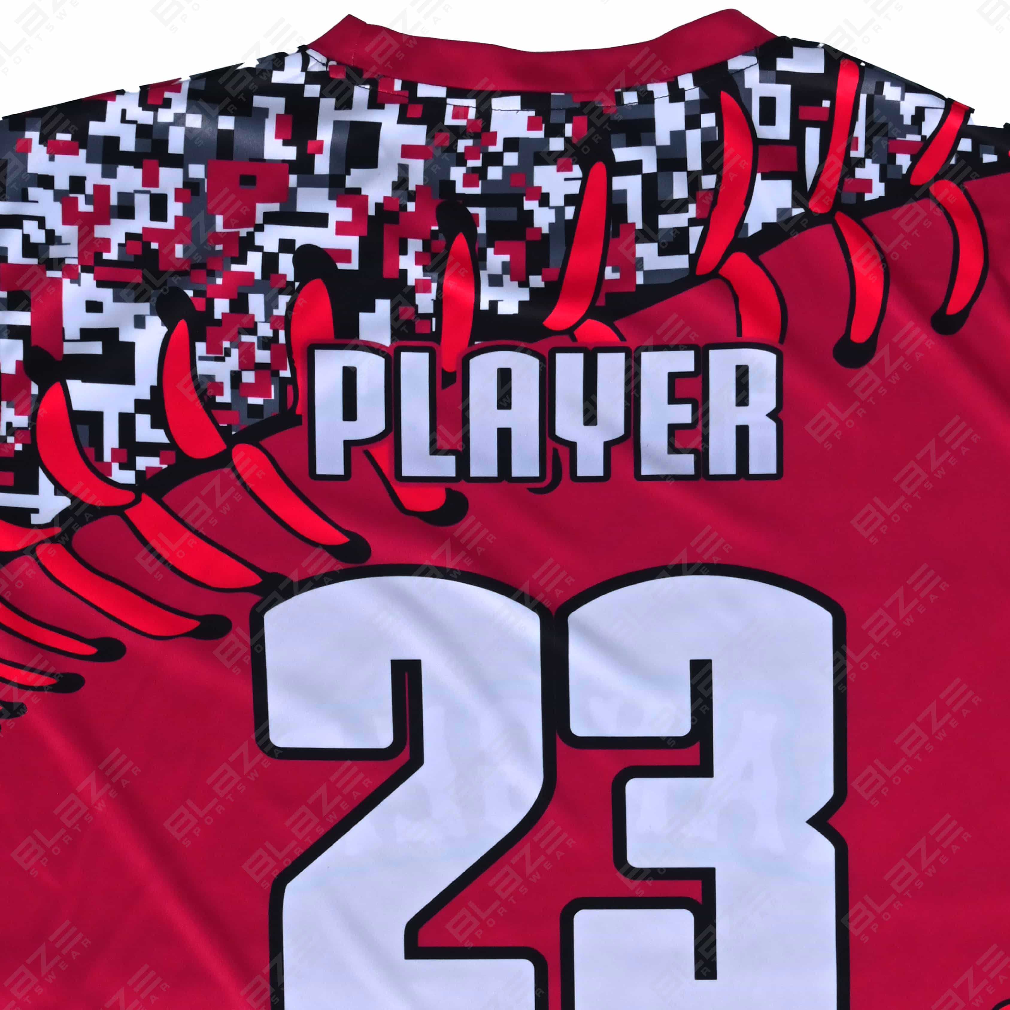 Lightweight 100% polyester soccer jersey with digital printing for maximum performance. - view 2