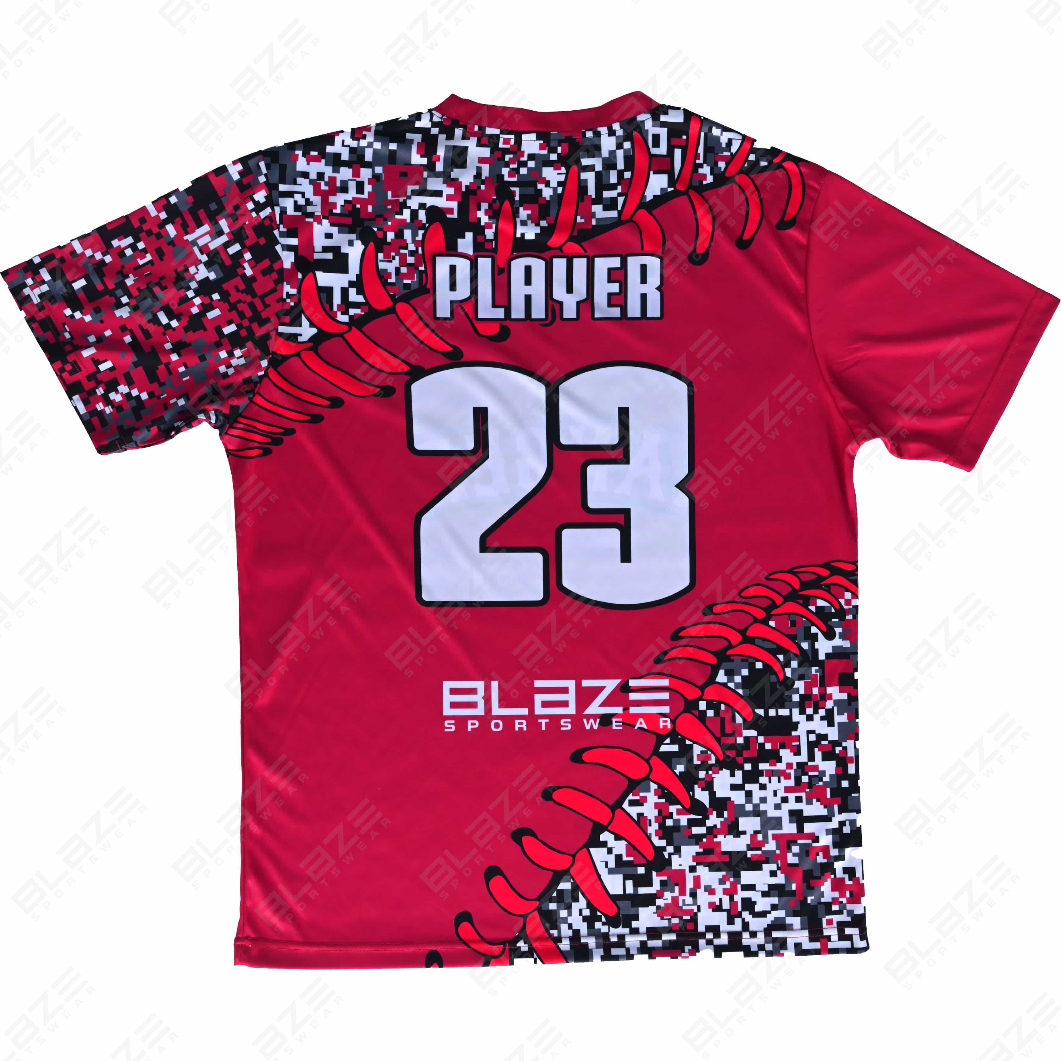 Lightweight 100% polyester soccer jersey with digital printing for maximum performance. - view 3
