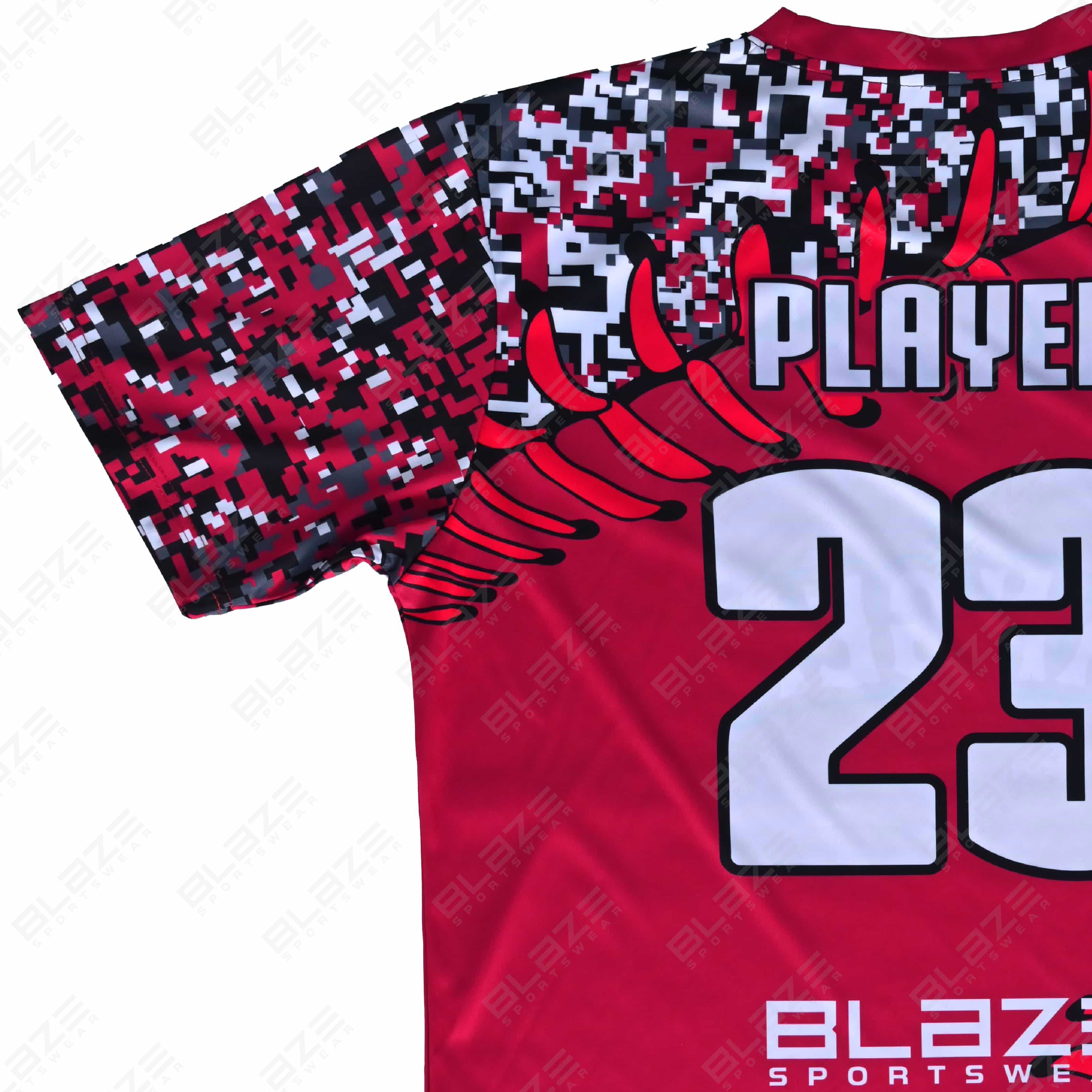 Lightweight 100% polyester soccer jersey with digital printing for maximum performance. - view 5