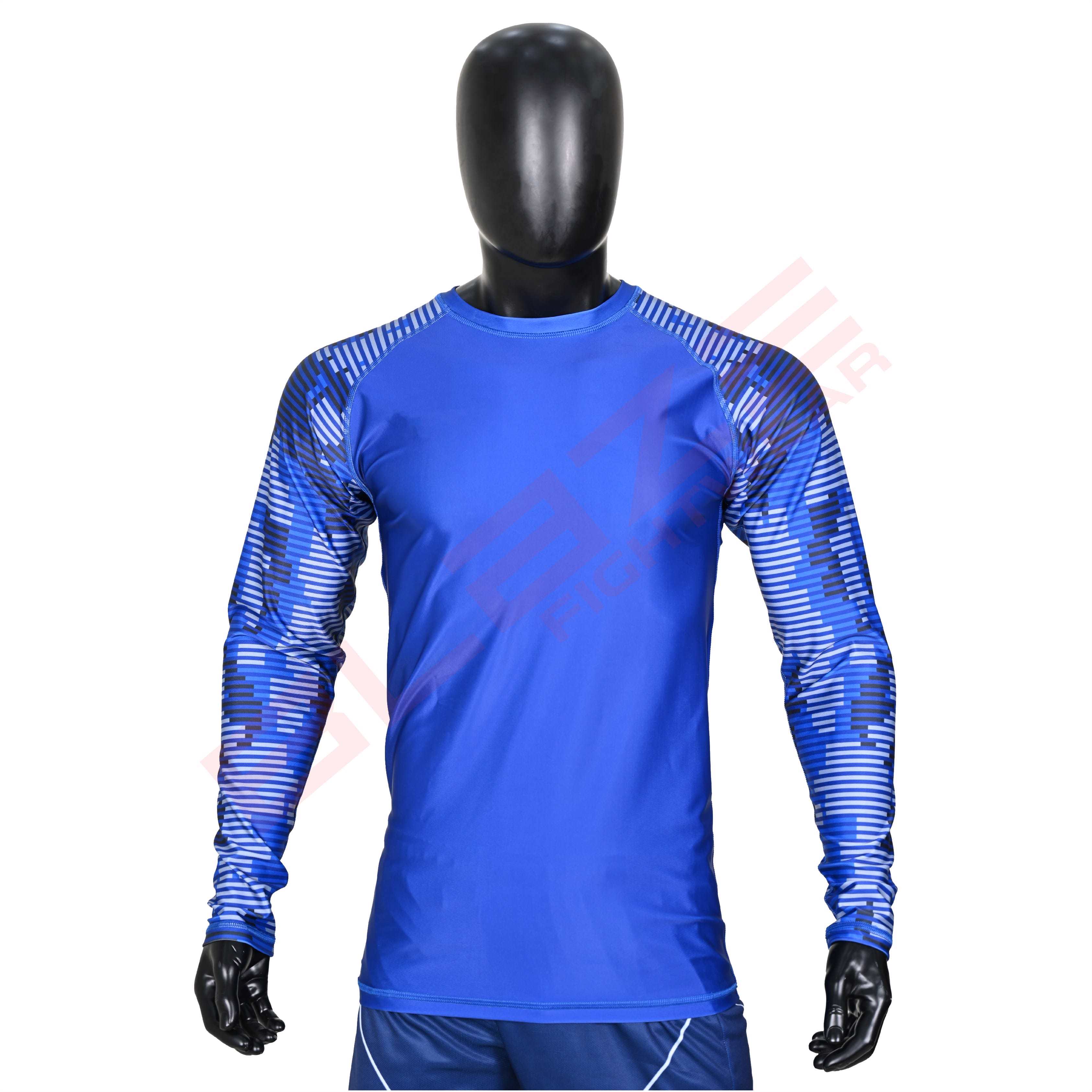 New Customized MMA Rash Guard full Sleeve Rash Guard OEM Sublimation printed High Quality BJJ SUITE 