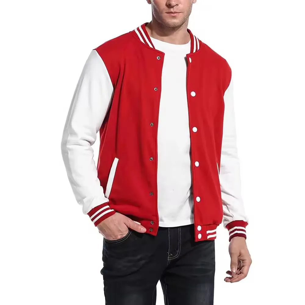 Custom Men's Embroidered Letterman Jacket with Personalized