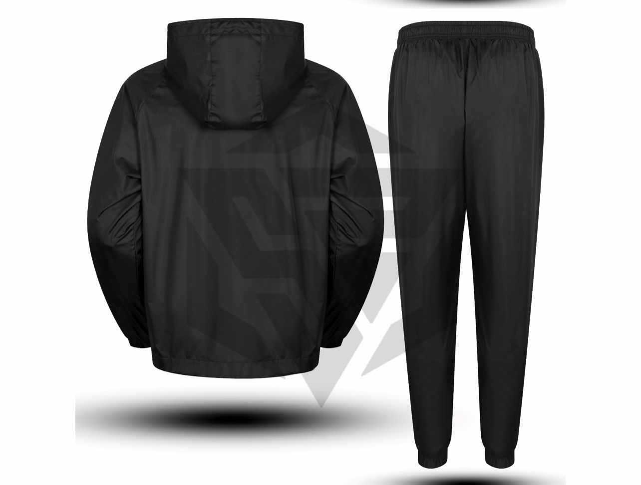 Customized  Active wear Windbreaker Tracksuit Full Top & Bottom Set Suit - view 7