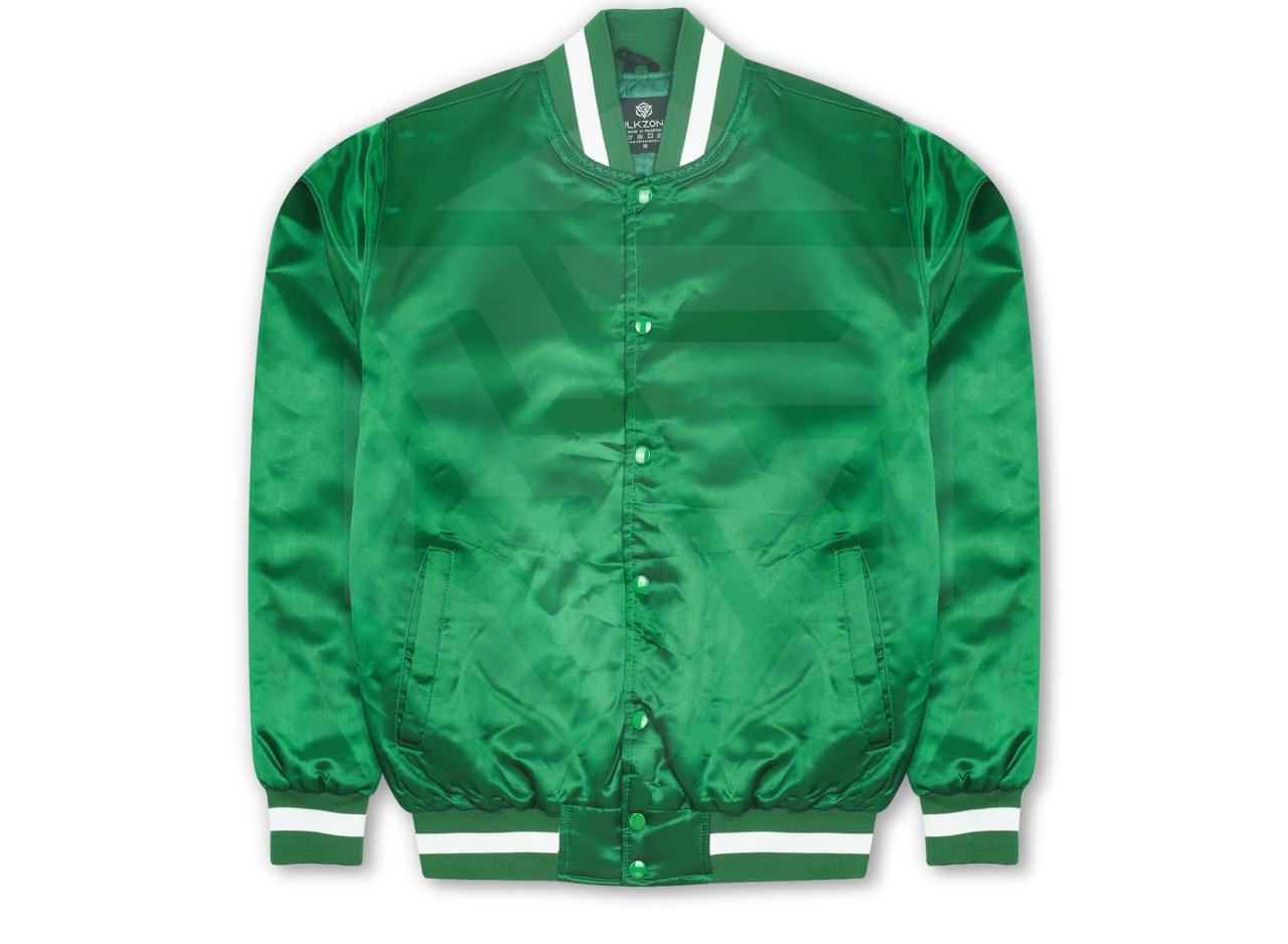 Customized Premier Quality Satin Varsity Baseball Bomber Style Vintage Jacket All Size & Colors  - view 2