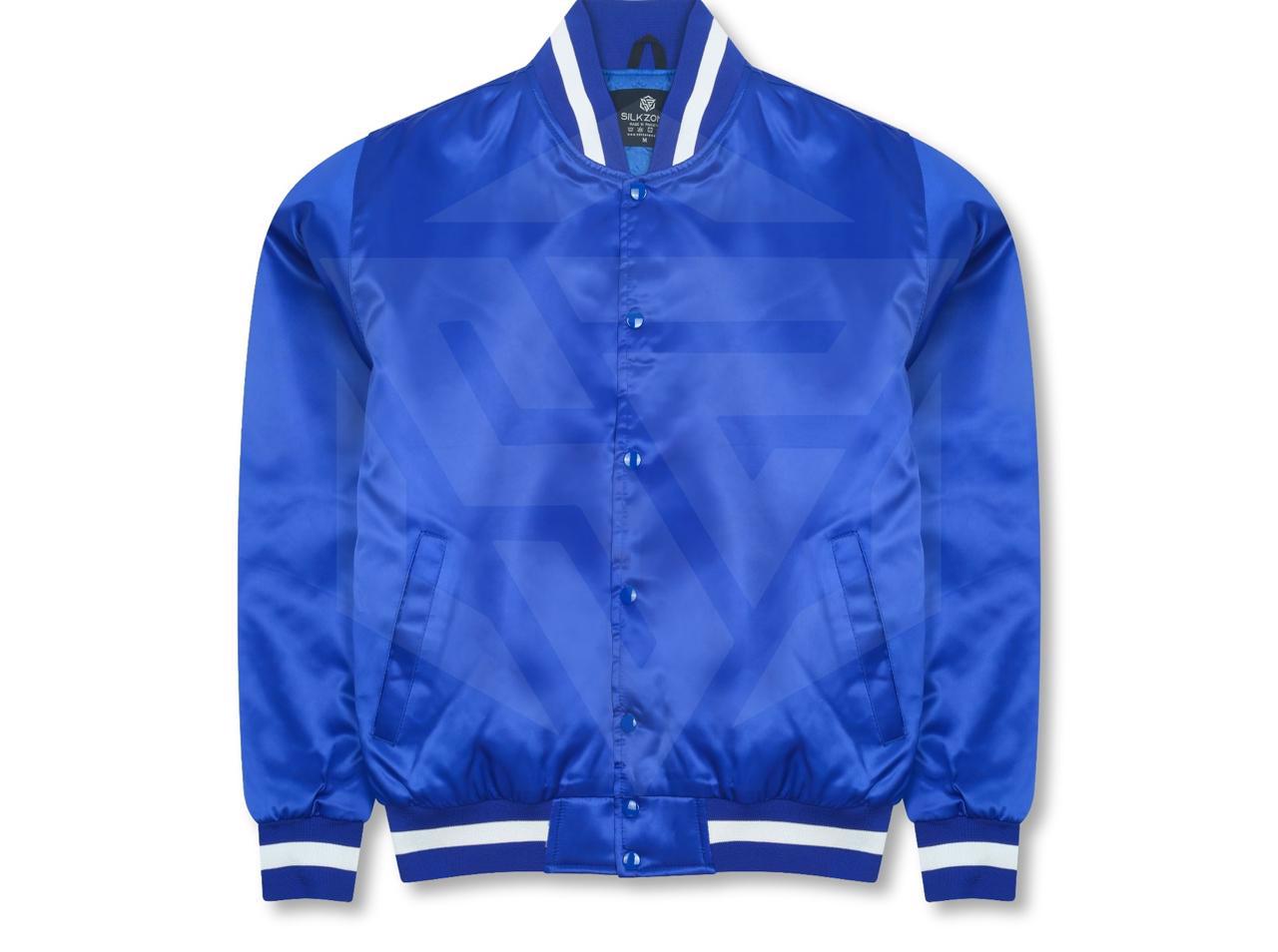 Customized Premier Quality Satin Varsity Baseball Bomber Style Vintage Jacket All Size & Colors  - view 5
