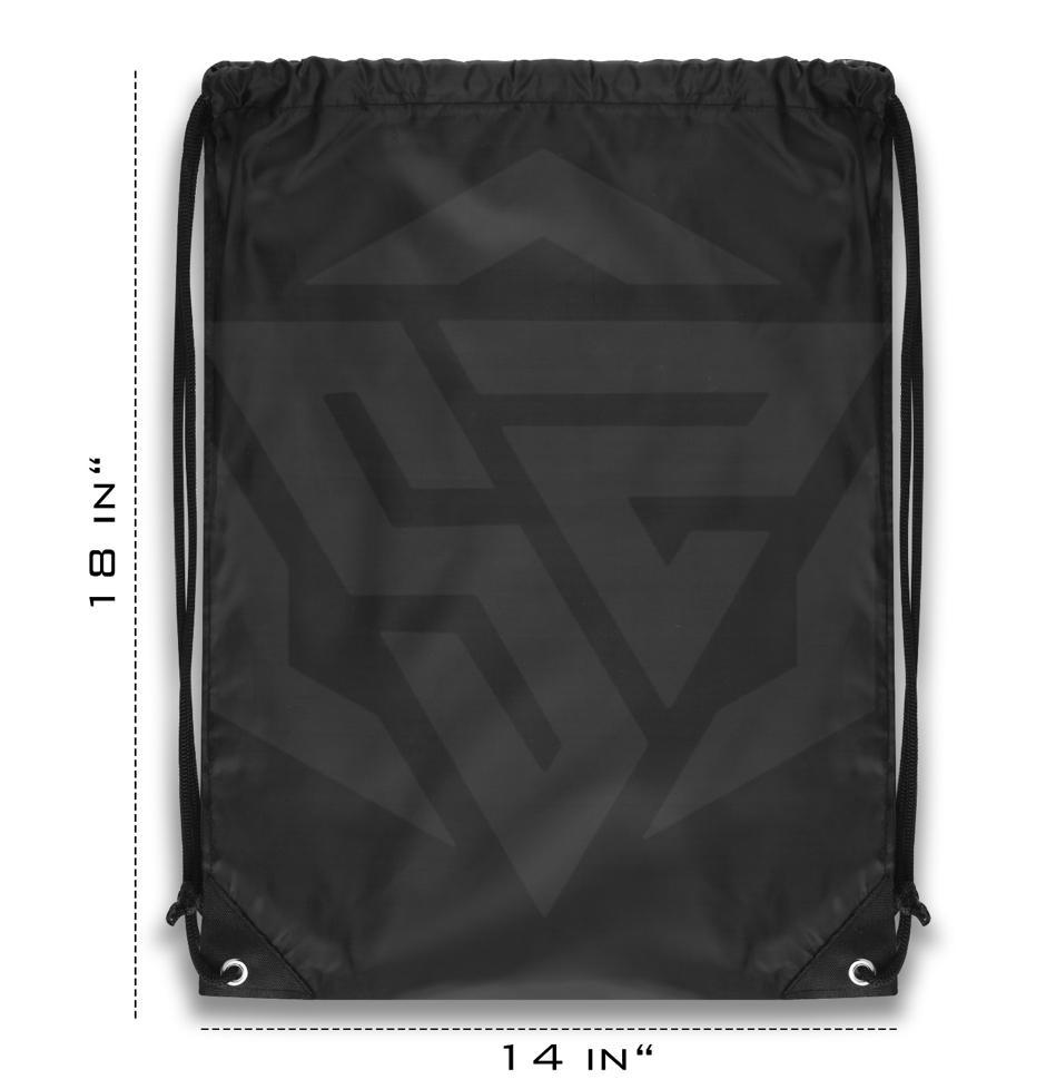 Customized Drawstring Backpack Bag Everyday use Gym Bag 100% Polyester Fabric Outdoor Travel Sports  - view 4