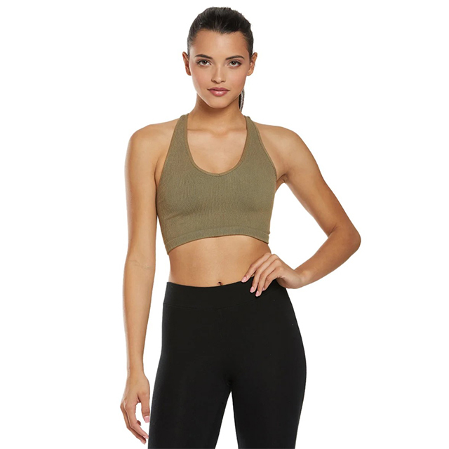 Wholesale Quick Dry Workout Sports Yoga Top High Impact Fitness Sports Bra For Women - view 2