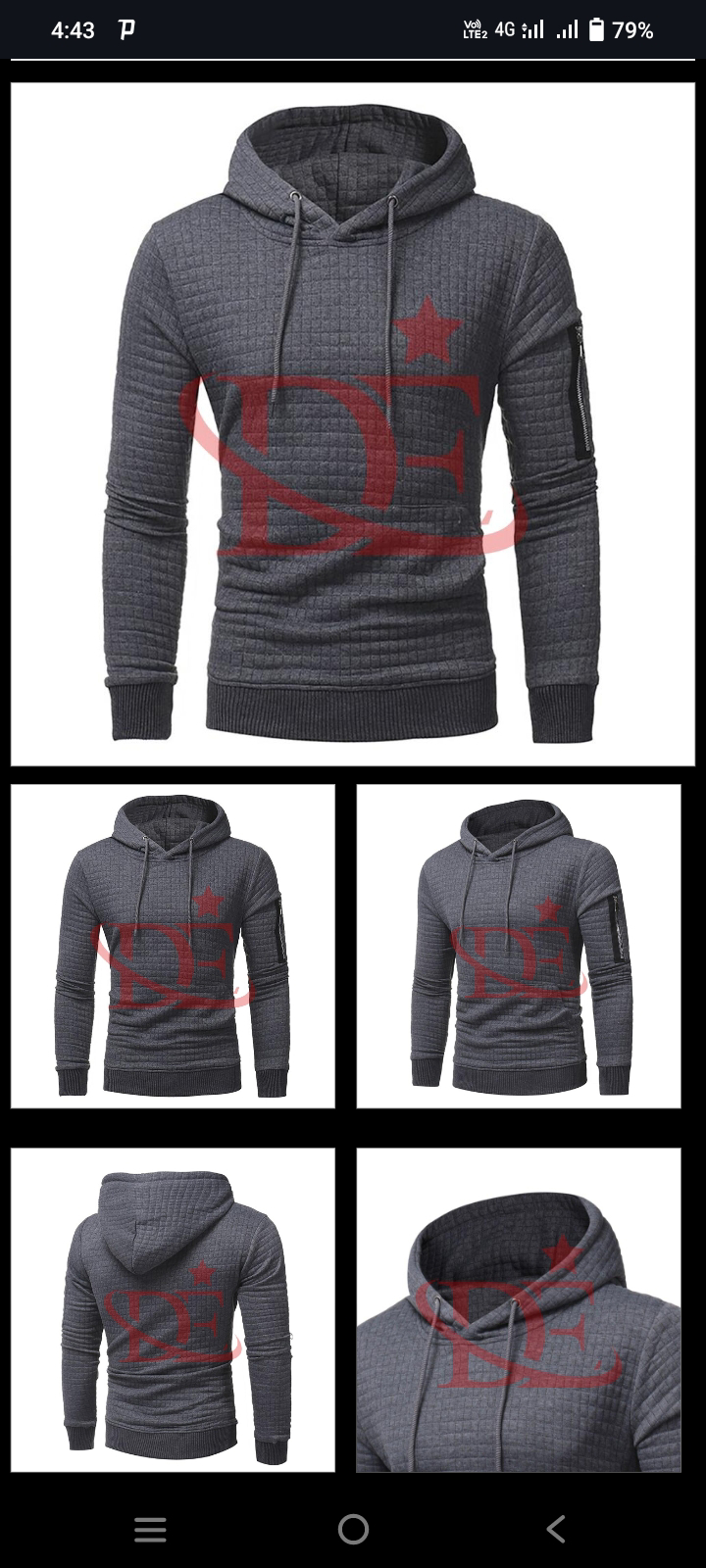 Premium Fleece: 300 GSM Cotton Hoodie for All-Day Warmth