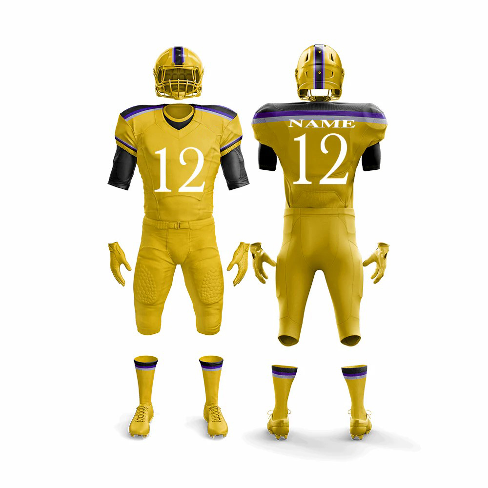  Custom American Football Uniform For Adults High Quality Custom Sublimation Football Jersey - view 2